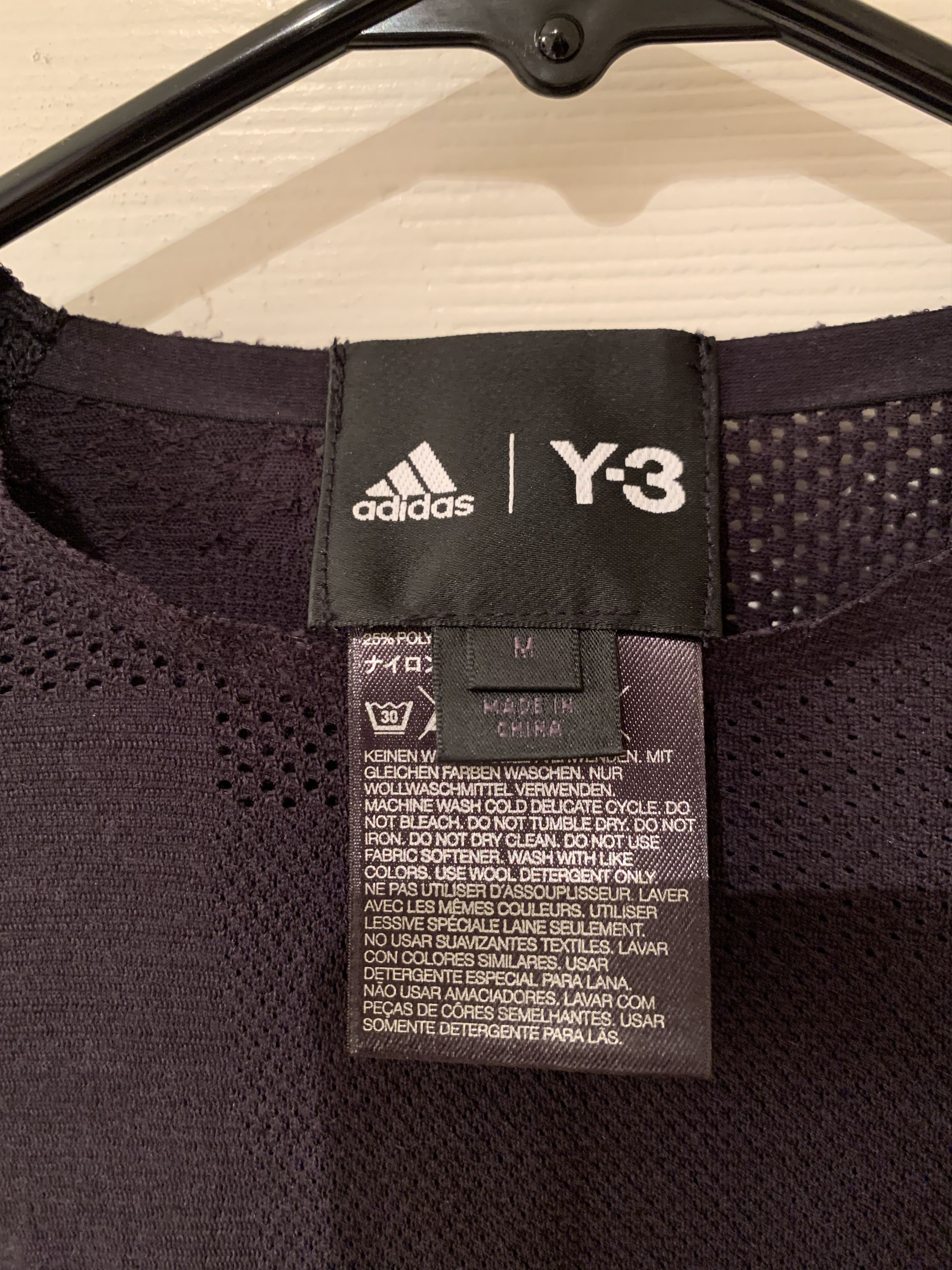 Adidas Y-3 Sport Merino Reflective Tech Tee Size US M / EU 48-50 / 2 - 13 Thumbnail