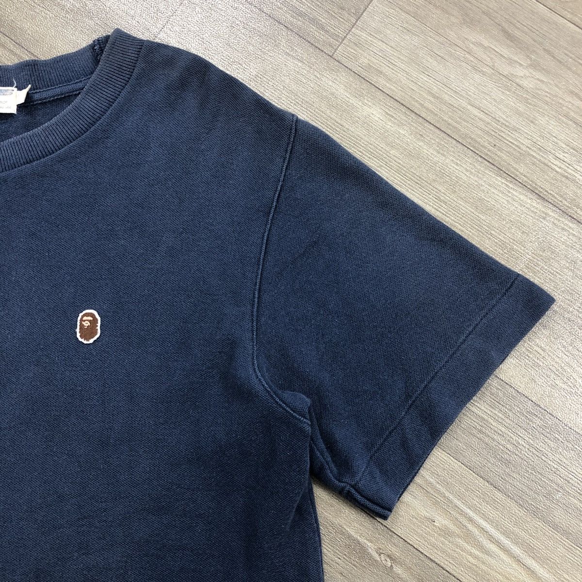Bape Vintage A Bathing Ape Bape Small Iconic Logo Embroidered Tee Size US S / EU 44-46 / 1 - 7 Thumbnail