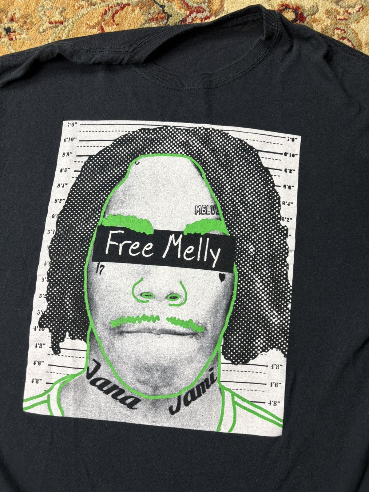 Band Tees × Rap Tees Free YNW Melly Rap Tshirt Size US XL / EU 56 / 4 - 2 Thumbnail