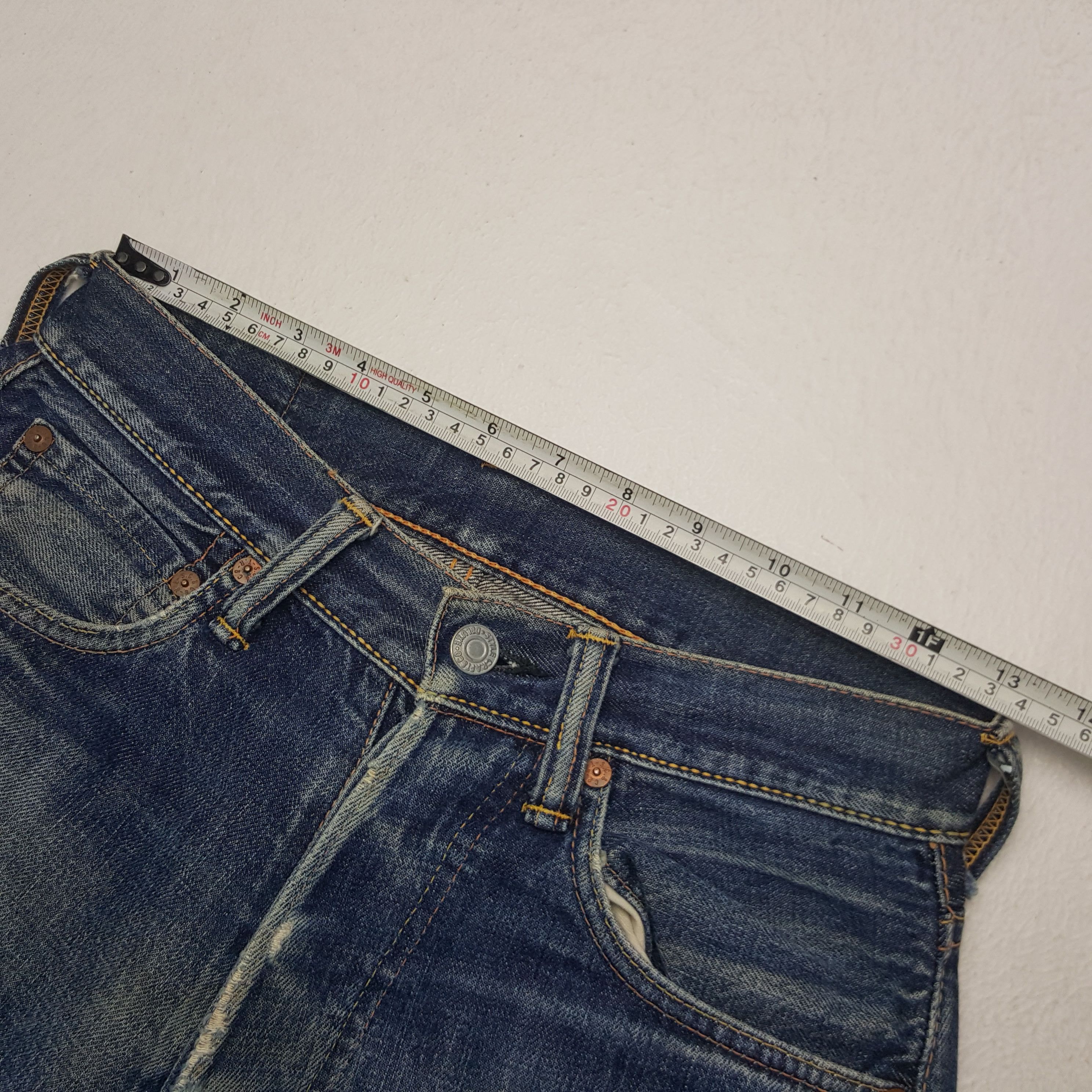 Evisu × Japanese Brand × Vintage Vintage Evisu Japanese Brand Daicock Custom Art Denim Jeans Size US 26 / EU 42 - 9 Thumbnail