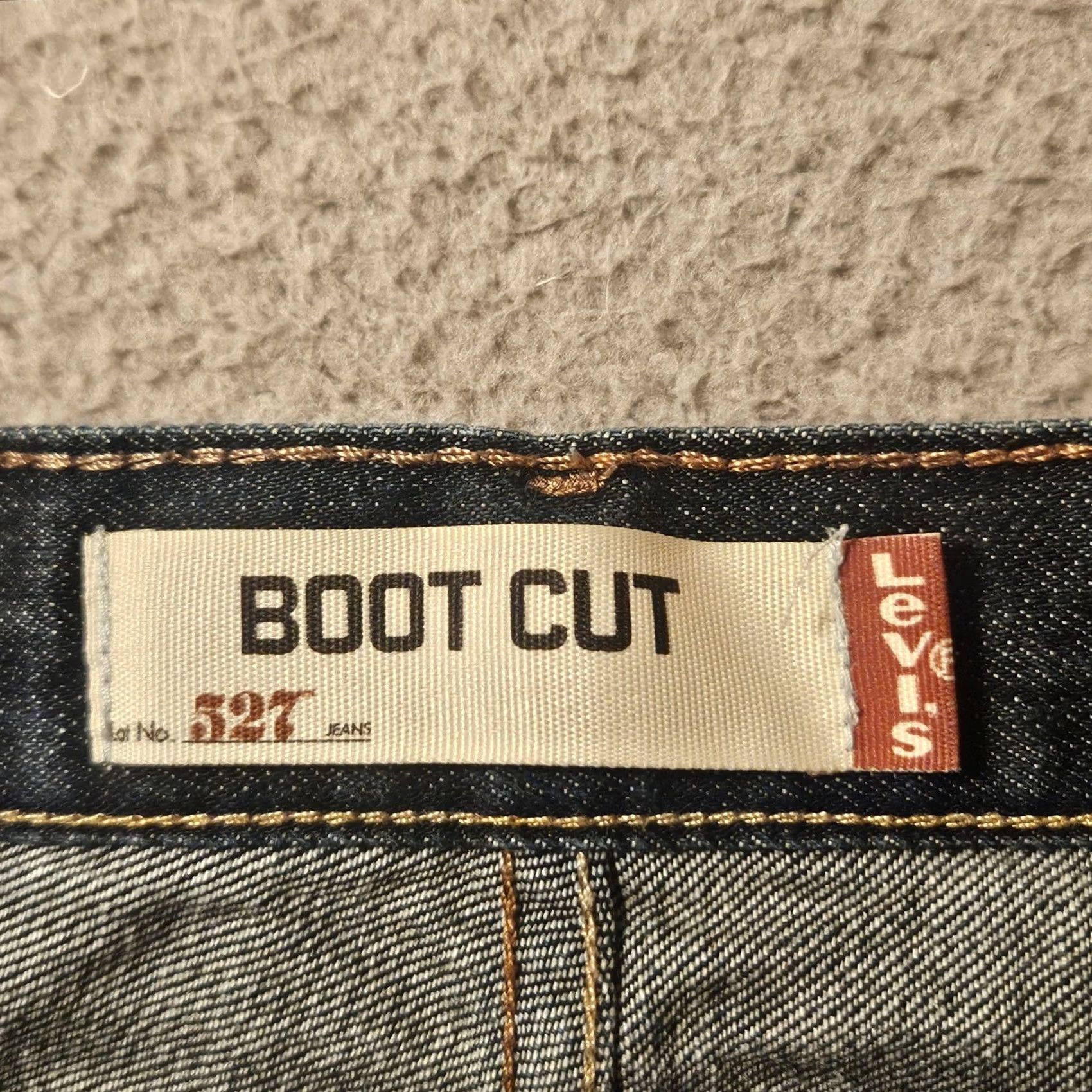 Levi's Levi's 527 Boot Cut Dark Wash Western Ranch Cowboy Jeans Mens 36x32 Size US 36 / EU 52 - 3 Thumbnail