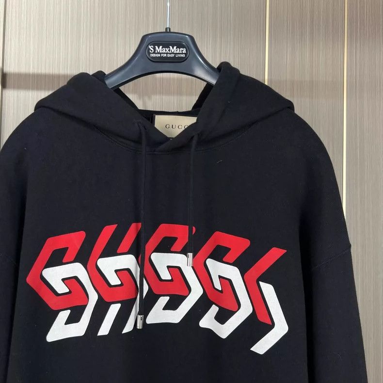 Gucci Gucci Mirror letter printed hoodie 2504-Nextarrow Size US L / EU 52-54 / 3 - 3 Thumbnail