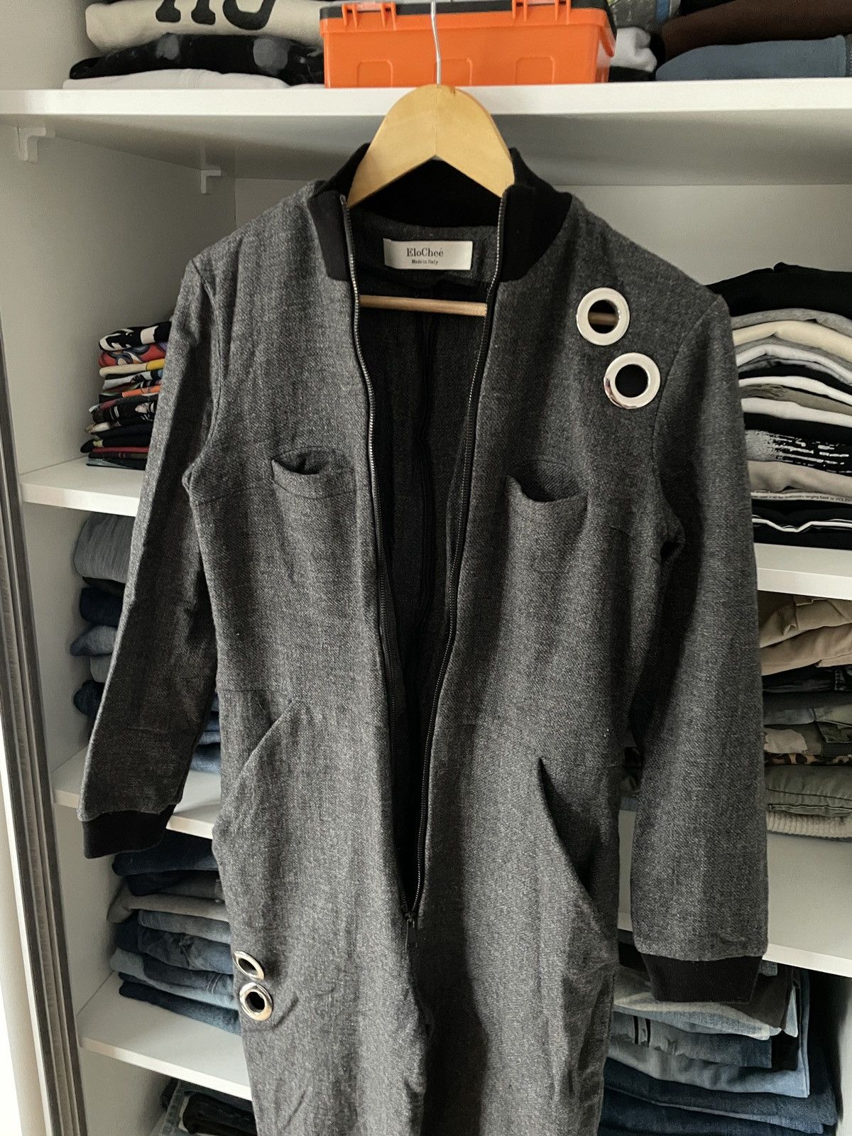 Other EloCheé Capsule Collection 1of1 Made in Italy Overall Suit Size M / US 6-8 / IT 42-44 - 6 Thumbnail