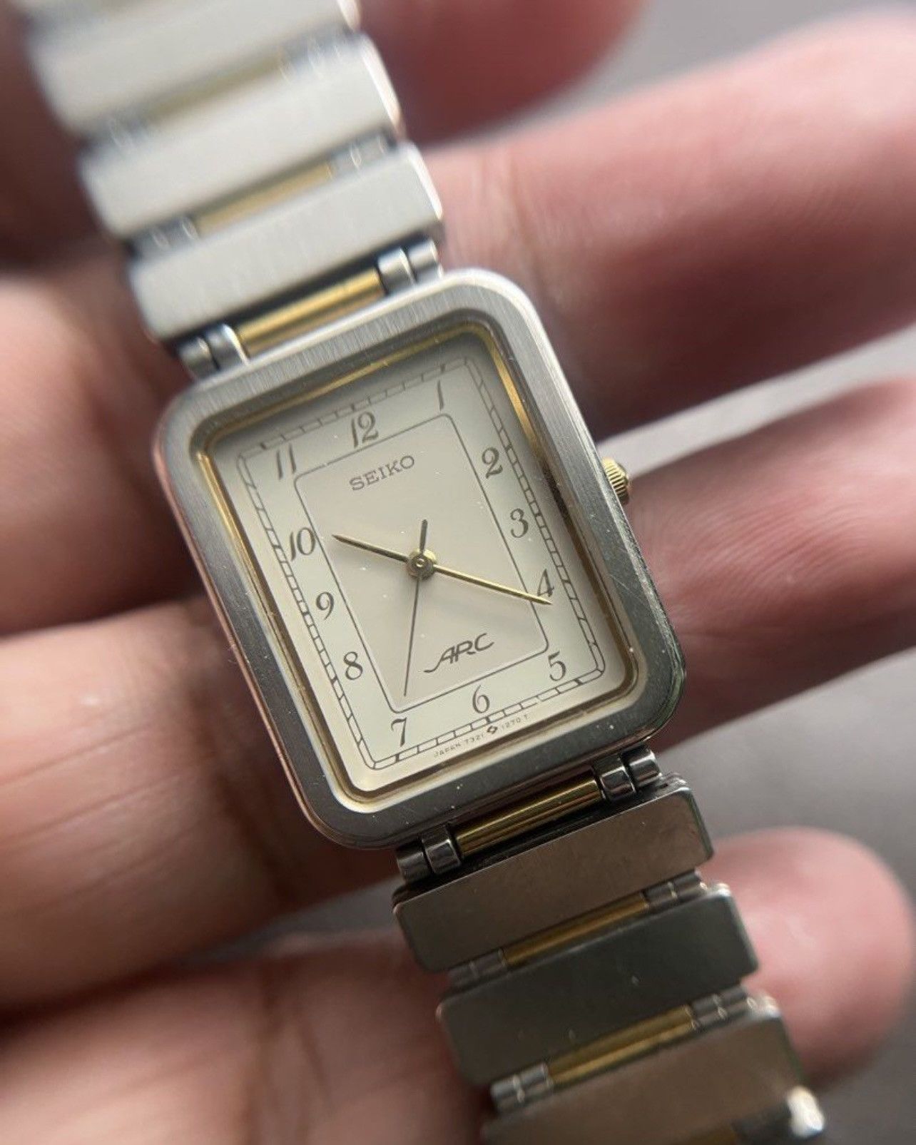 SEIKO EMBLEM 4120-5000（エムブレムの電池交換） - 古時計にワニ革 