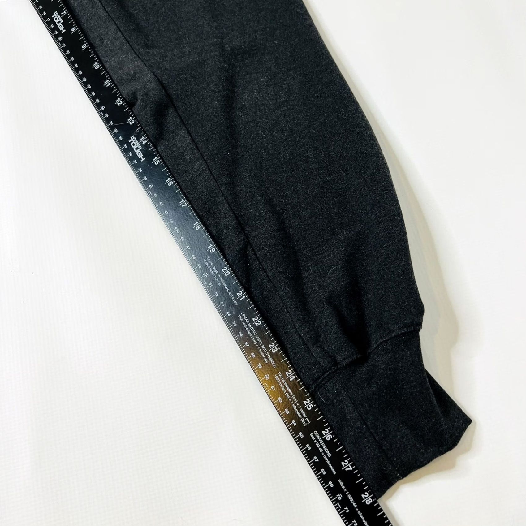 J Brand The Normal Brand Jogger Womens S Gray Women Puremeso Joggers Size MSRP Charcoal Size 28" / US 6 / IT 42 - 8 Thumbnail