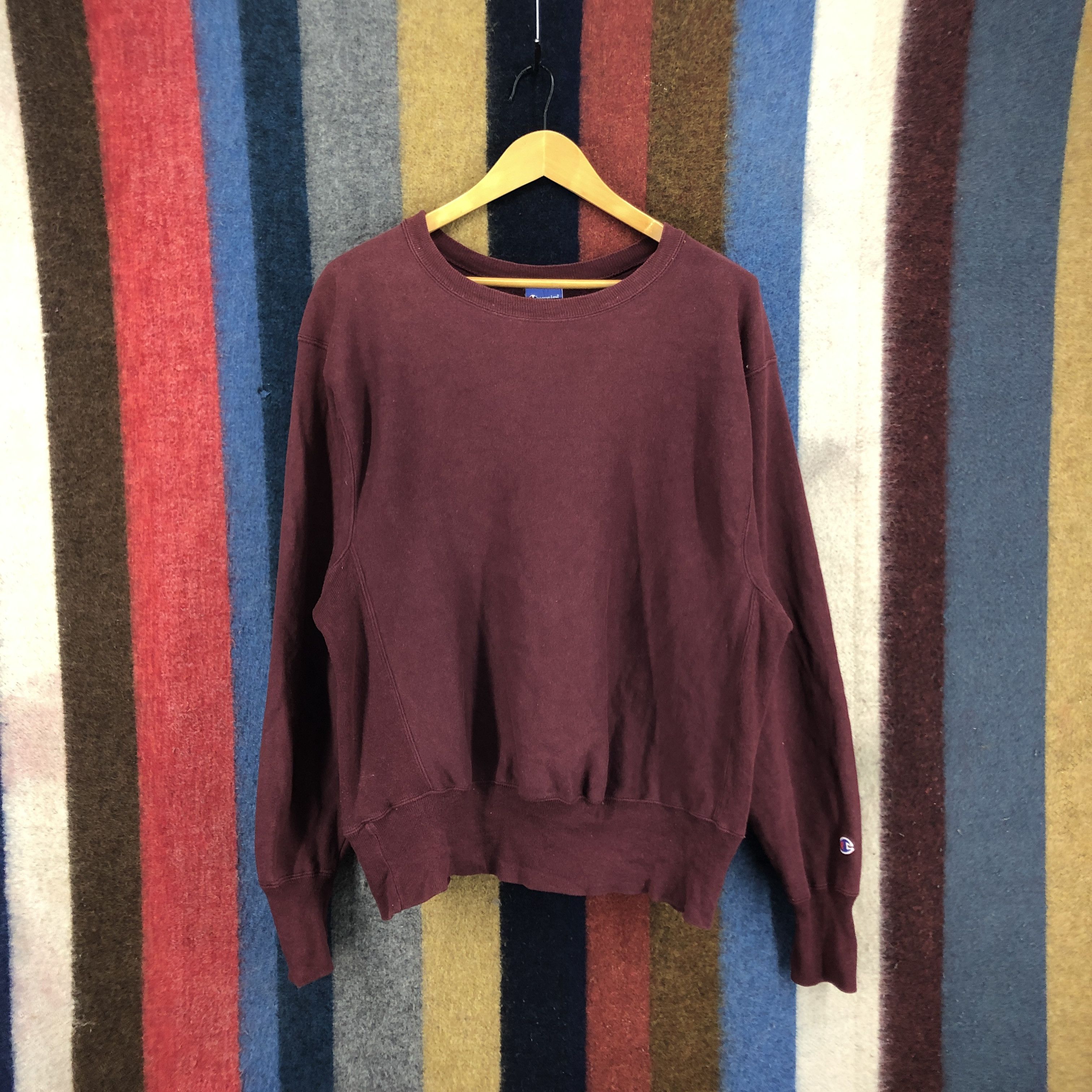 Champion 90s Vintage CHAMPION REVERSE WEAVE Sweatshirt #0502/U Size US L / EU 52-54 / 3 - 1 Thumbnail