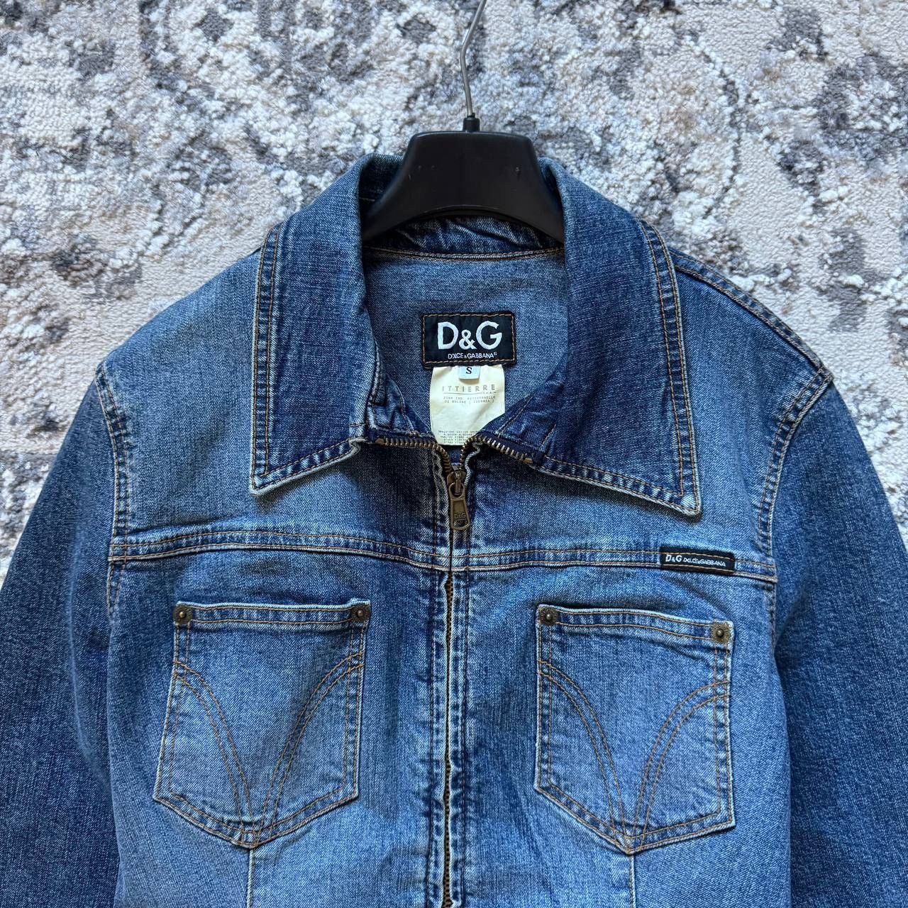 Dolce & Gabbana Dolce Gabbana Vintage Washed Retro Boho Trucker Denim Jacket Size S / US 4 / IT 40 - 4 Thumbnail