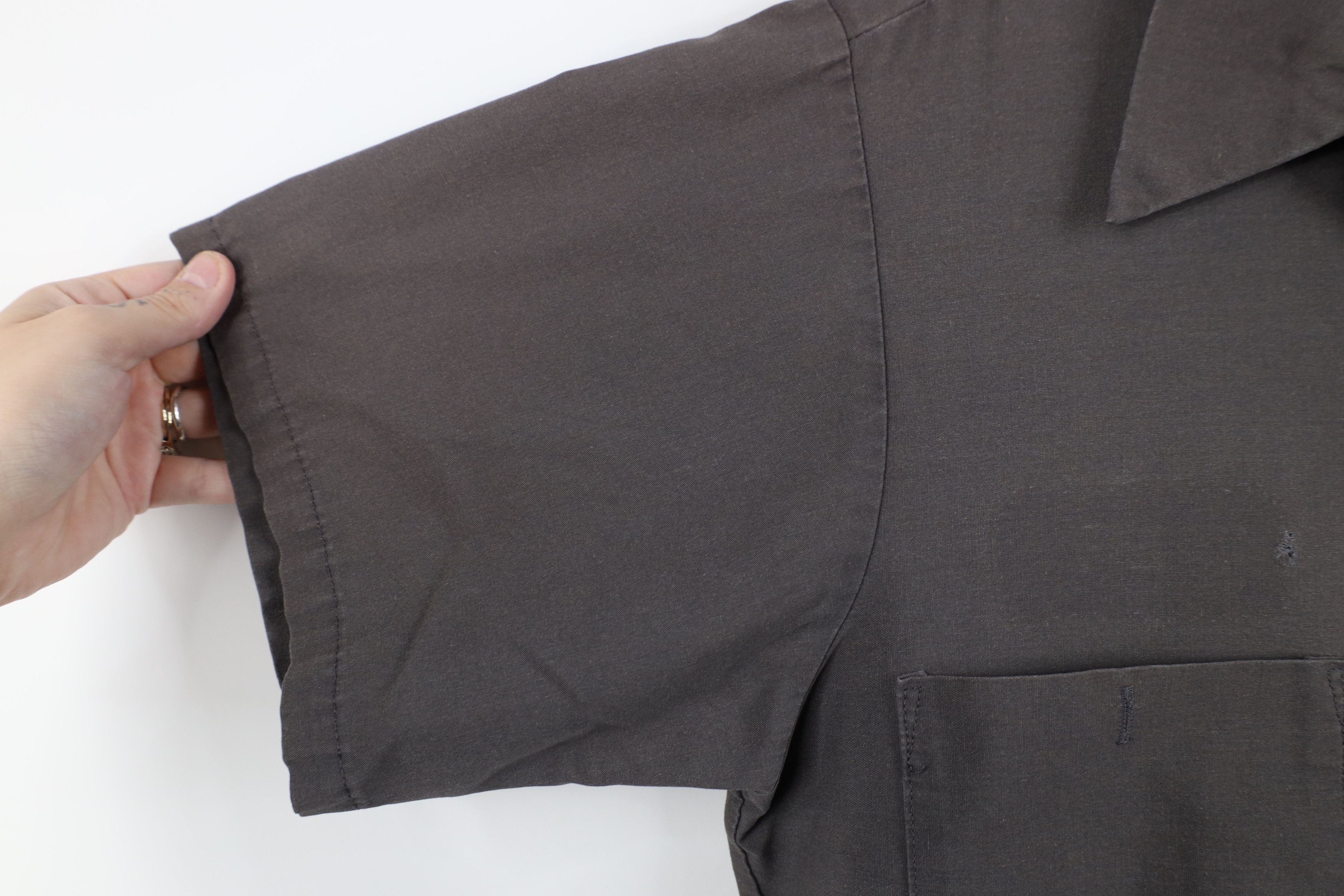 Vintage Vintage 90s Streetwear Workwear Mechanic Button Shirt USA Size US M / EU 48-50 / 2 - 8 Thumbnail