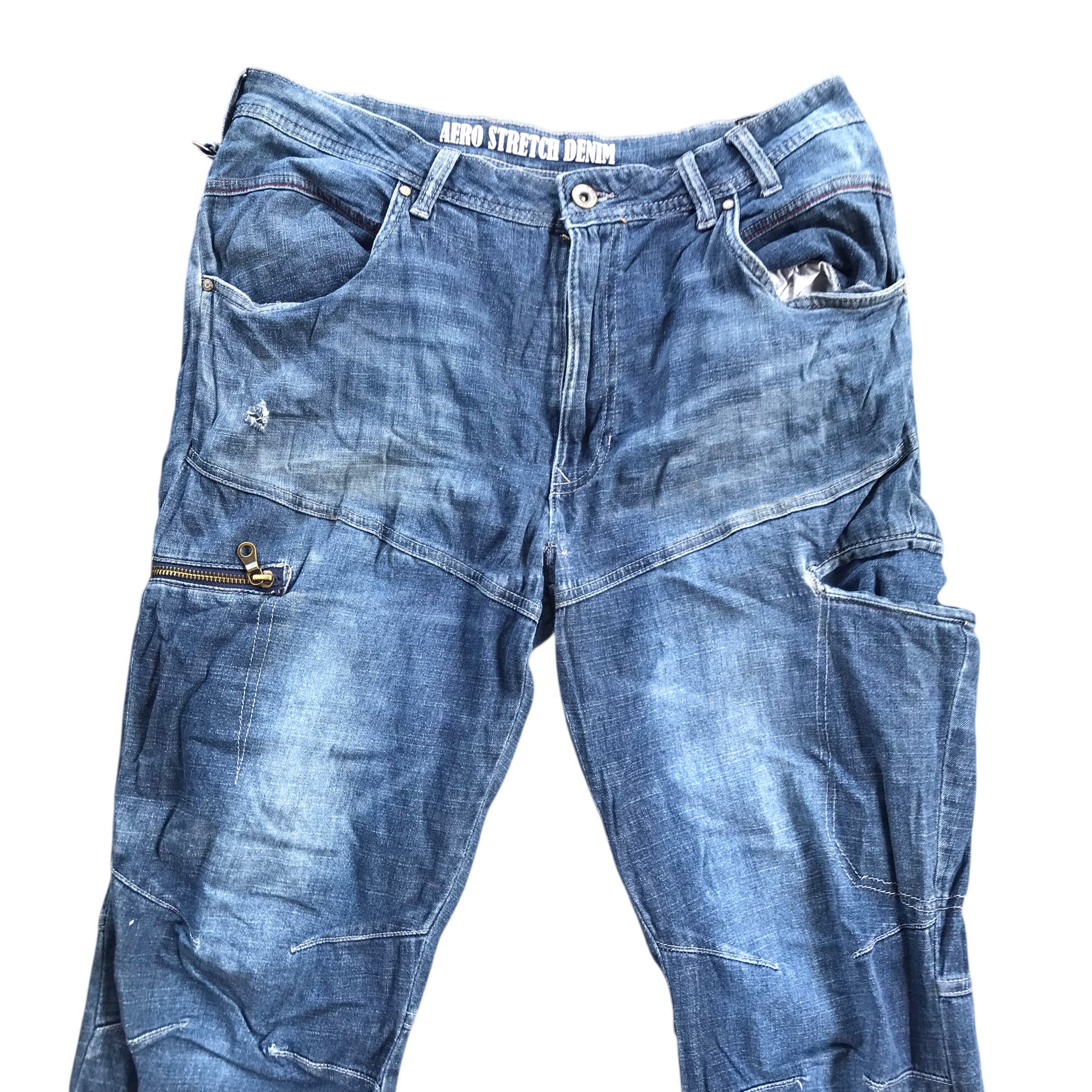 If Six Was Nine Field core Distressed denim Racing -size 34 Size US 34 / EU 50 - 6 Thumbnail