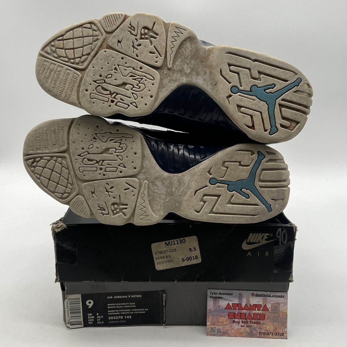 Jordan Brand Air Jordan 9 unc Size US 9 / EU 42 - 8 Thumbnail