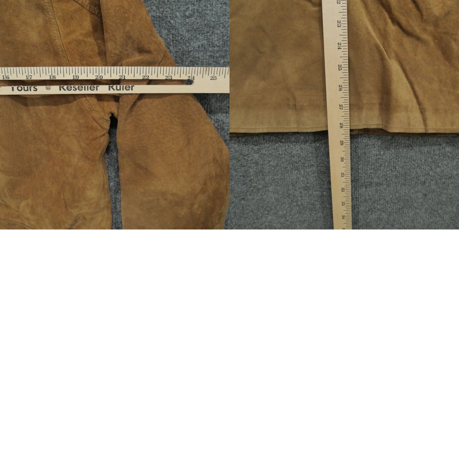 Jim Thompson VINTAGE Norm Thompson Suede Jacket Womens Medium Brown Coat Size M / US 6-8 / IT 42-44 - 10 Thumbnail