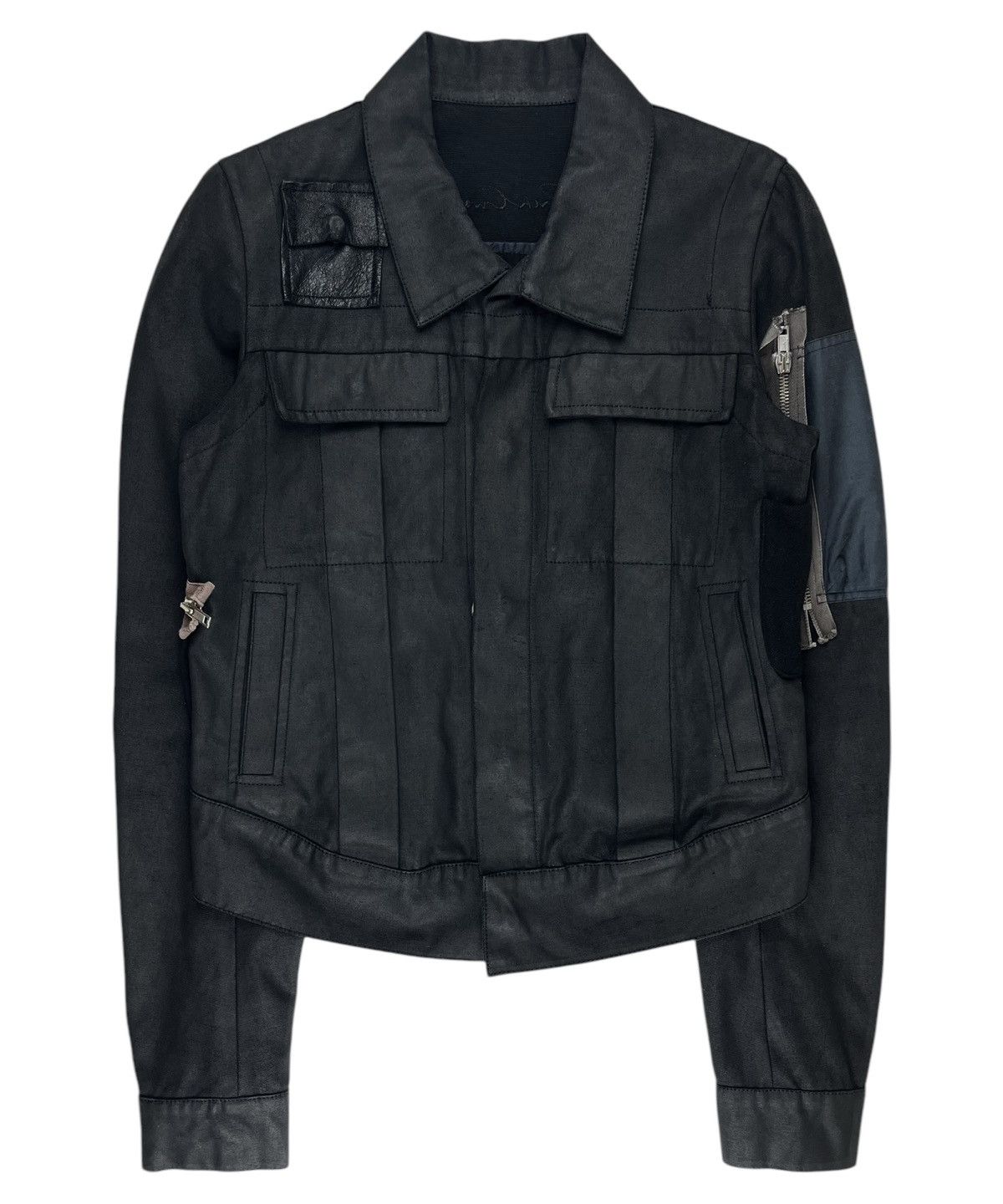 ジャケット・アウター RICK OWENS 24AW BRAD WAXED DENIM JACKET RICK OWENS 24AW BRAD WAXED DENIM JACKET