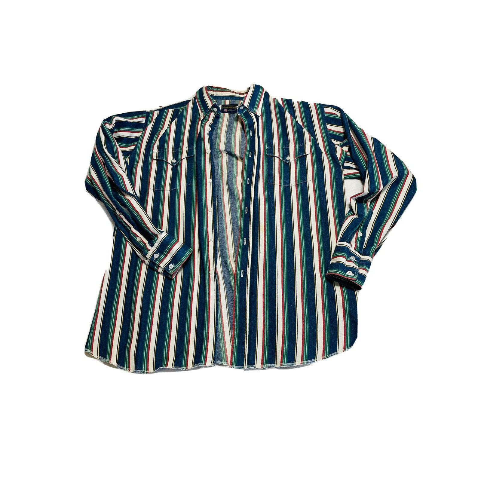 Panhandle Slim Panhandle Slim Men's 17.5 X 36 Western Thick Cotton Strip Sh Size US L / EU 52-54 / 3 - 3 Thumbnail