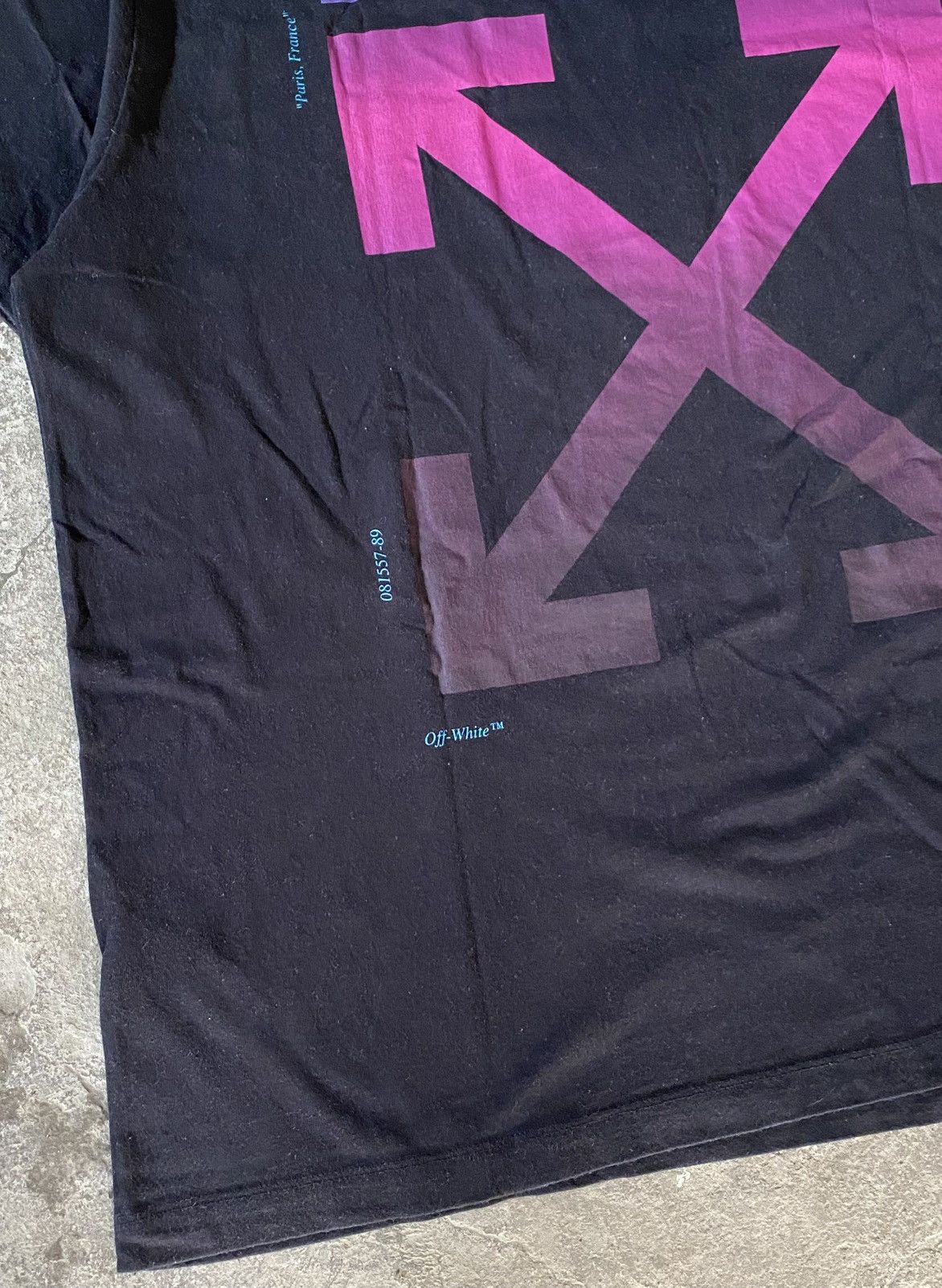 Off-White Off-White S/S18 Gradient Arrow T-Shirt Size US M / EU 48-50 / 2 - 5 Thumbnail