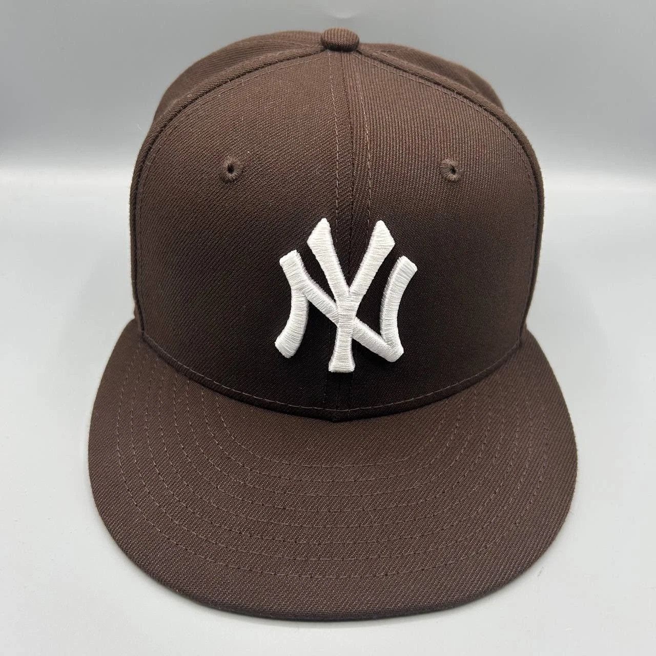 New Era New York Yankees Hat Men 7 1/4 Brown World Series Fitted Cap Size ONE SIZE - 1 Thumbnail