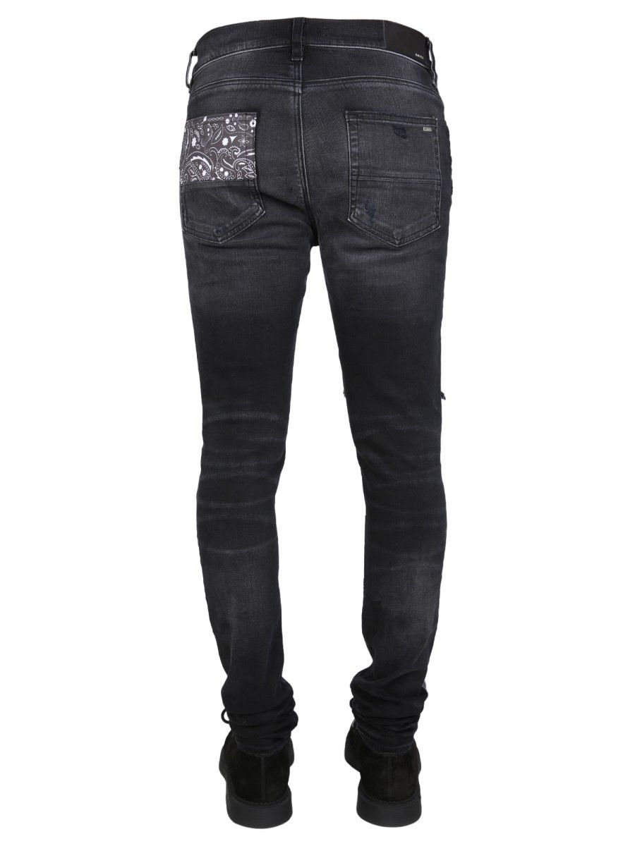 Amiri o1gr1nt0824 Vintage Bandana Art Patch Jean in Deep Classic Size US 36 / EU 52 - 4 Thumbnail