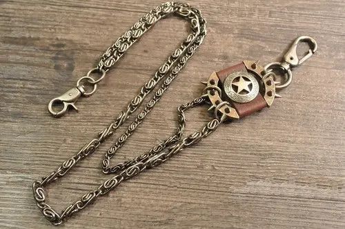 Jewelry Double Chain Trousers Pants Key Chains Size ONE SIZE - 1 Thumbnail