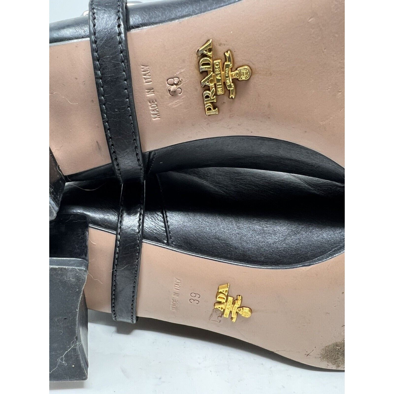 Prada PRADA CAVALIERE Black 2011 Knee High Harness SHOES BOOTS 39 Size US 8 / IT 38 - 10 Thumbnail