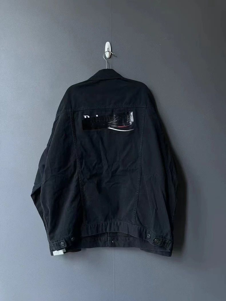 Balenciaga Balenciaga adhesive tape cola denim jacket-2506 Size US M / EU 48-50 / 2 - 1 Thumbnail