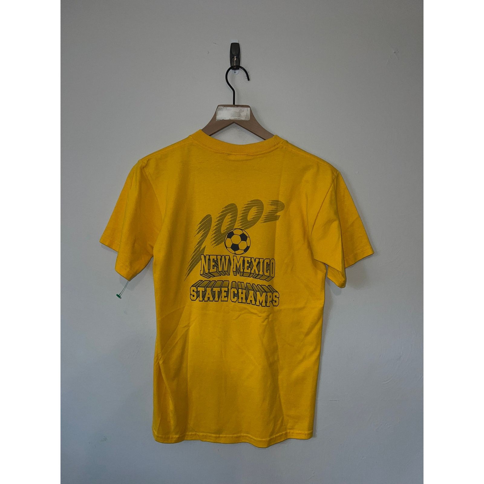 Jerzees Vintage New Mexico Soccer Shirt State Champs Tee 2002 S Size US S / EU 44-46 / 1 - 5 Thumbnail