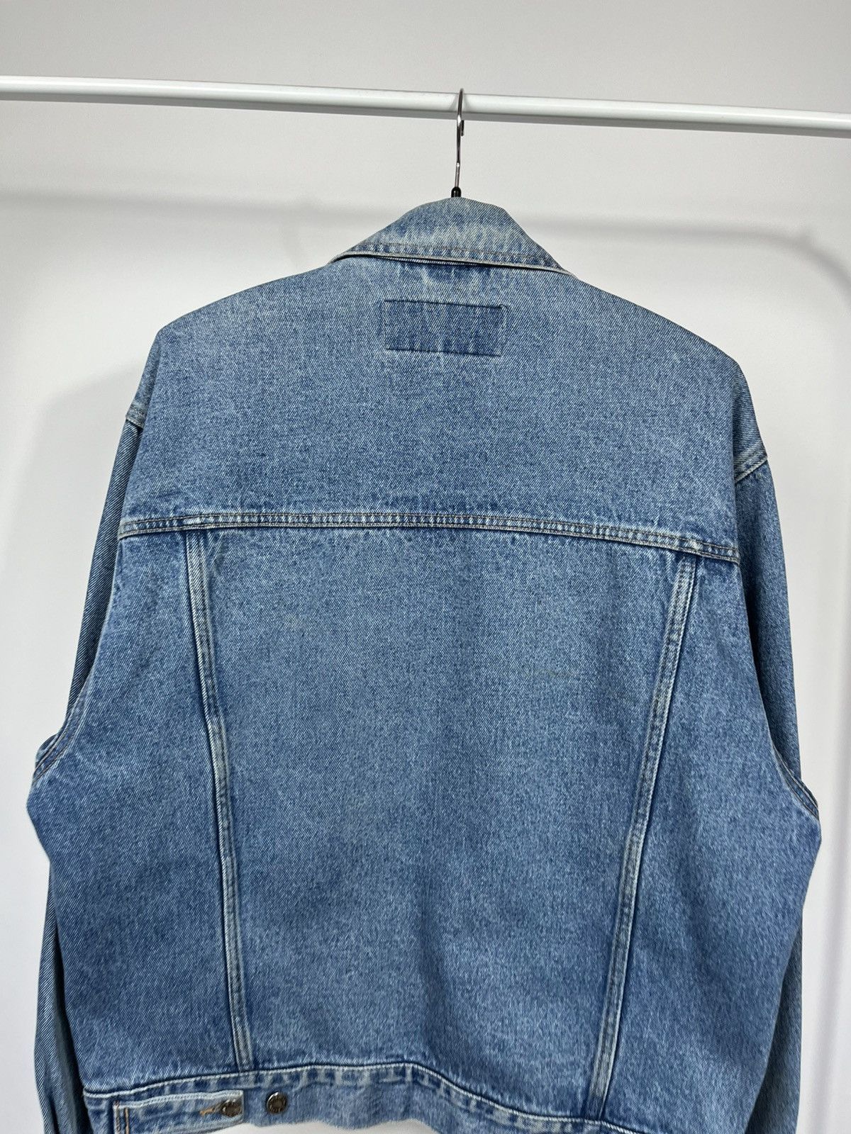 Wrangler Wrangler Hero Vintage Blue Denim Trucker Jacket Size US XL / EU 56 / 4 - 20 Thumbnail