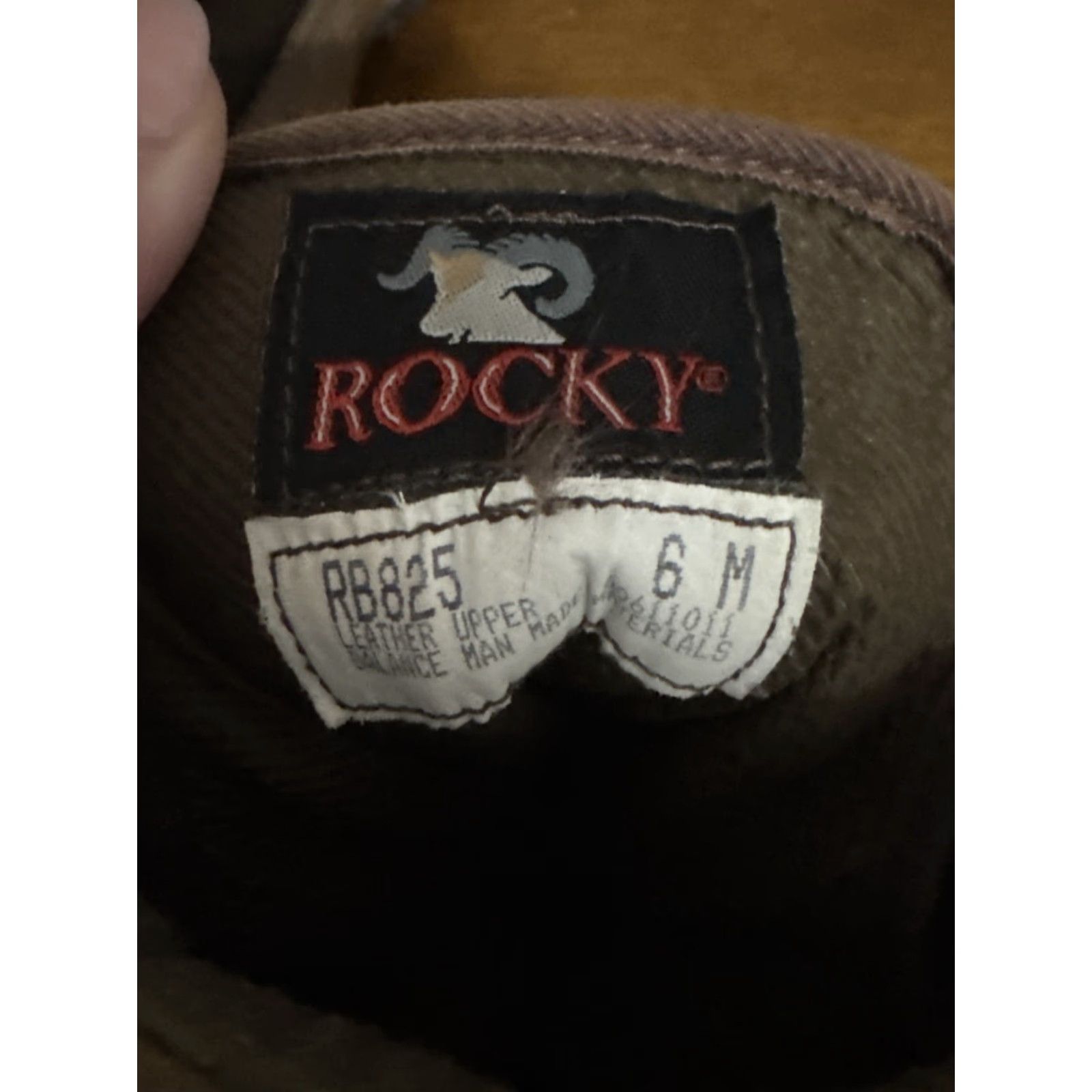 Vintage ROCKY RB825 WOMENS BOOT ROCKY Boots Hunting Hiking Brown Leather Made In USA Size 6M Ankle Waterproof Insulated Size US 6 / IT 36 - 8 Thumbnail