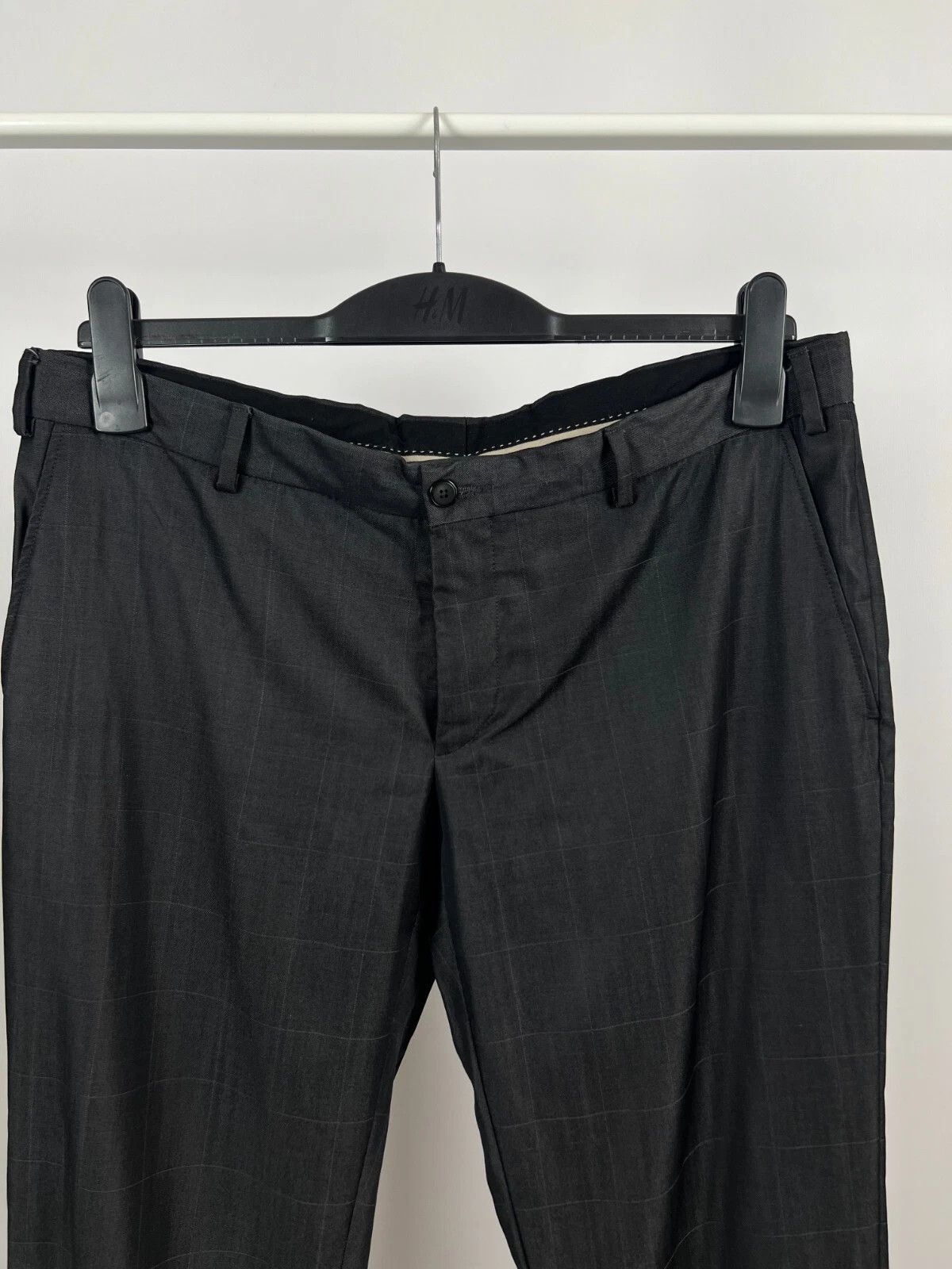 Pal Zileri Pal Zileri Lab Grey Check Wool Slim Fit Italian Suit Blazer Size 42R - 16 Thumbnail