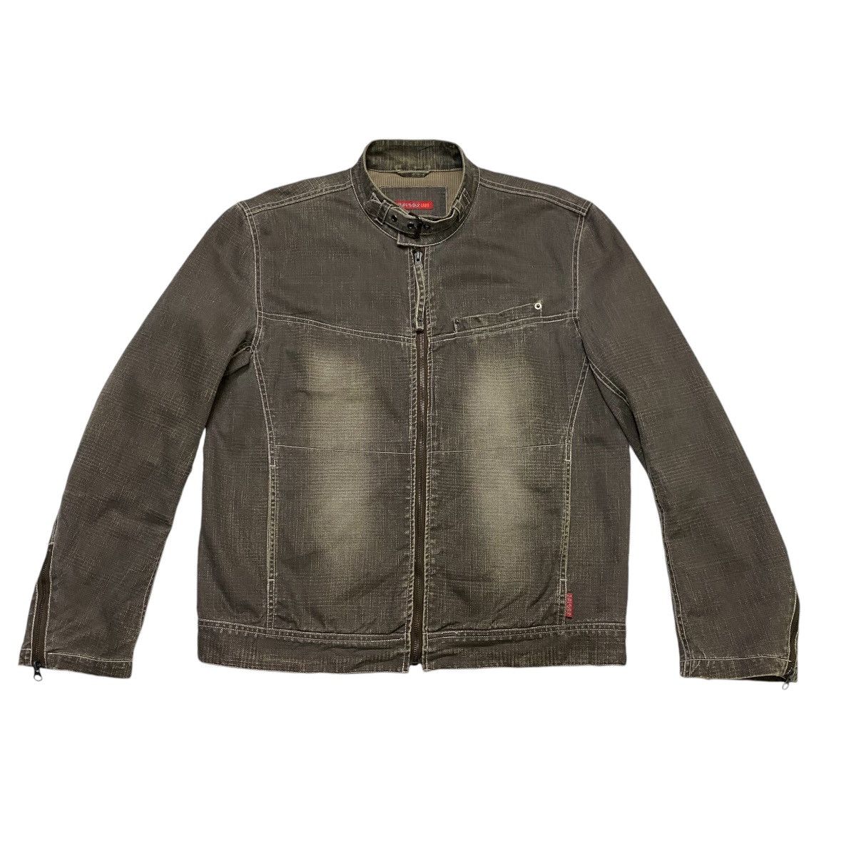 Japanese Brand Denim Bikers style jacket 291295 Size US M / EU 48-50 / 2 - 1 Thumbnail