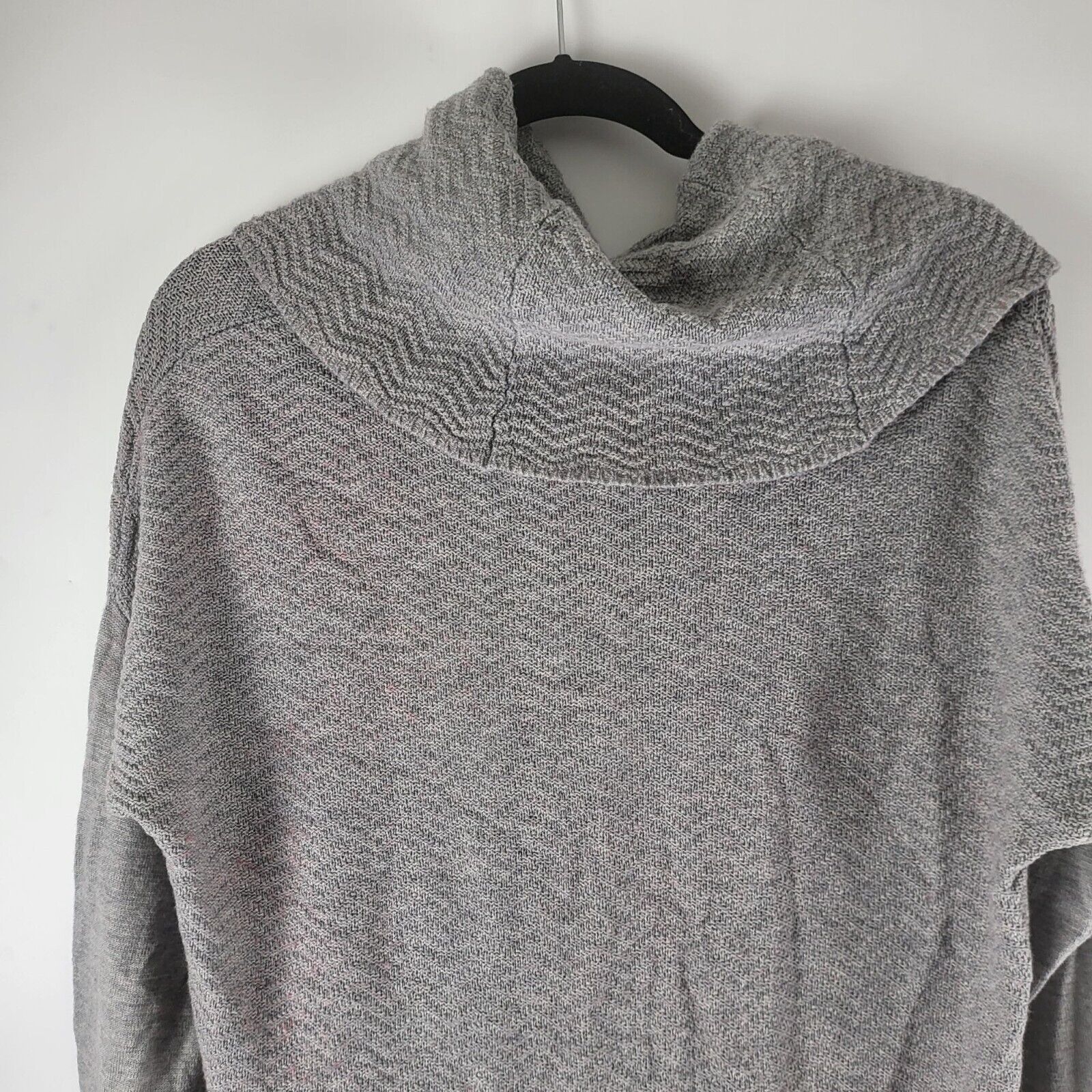 Joie Joie Cowl Neck Sweater L Womens Wool Cashmere Blend Grey Size L / US 10 / IT 46 - 6 Thumbnail