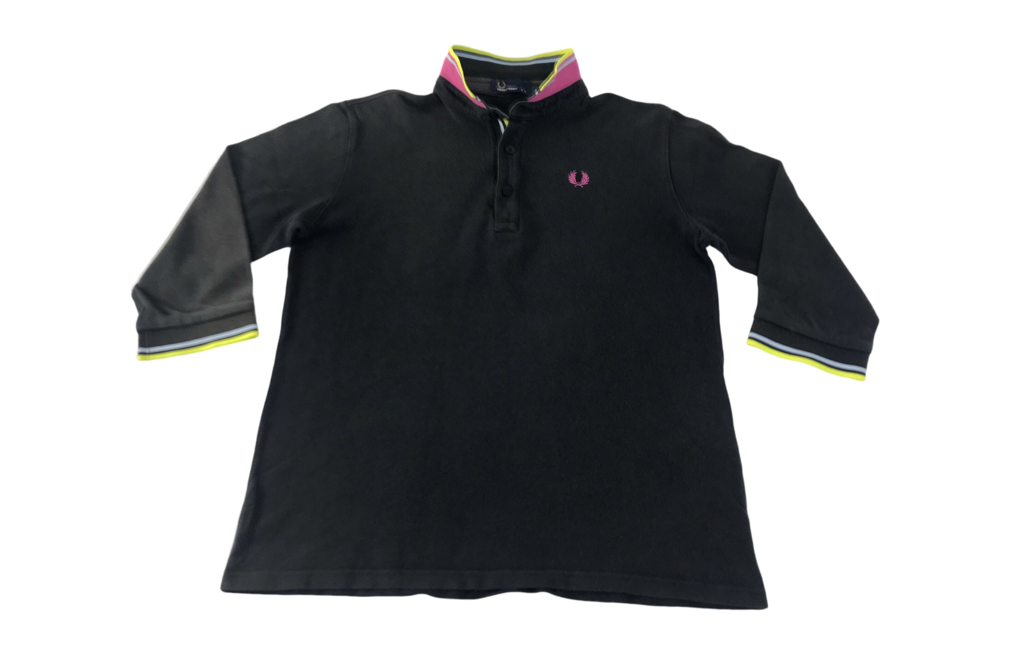 Fred Perry Vintage Fred Perry Emboidery Logo 3 Quater Sleeve Polo Tee Size M / US 6-8 / IT 42-44 - 1 Thumbnail