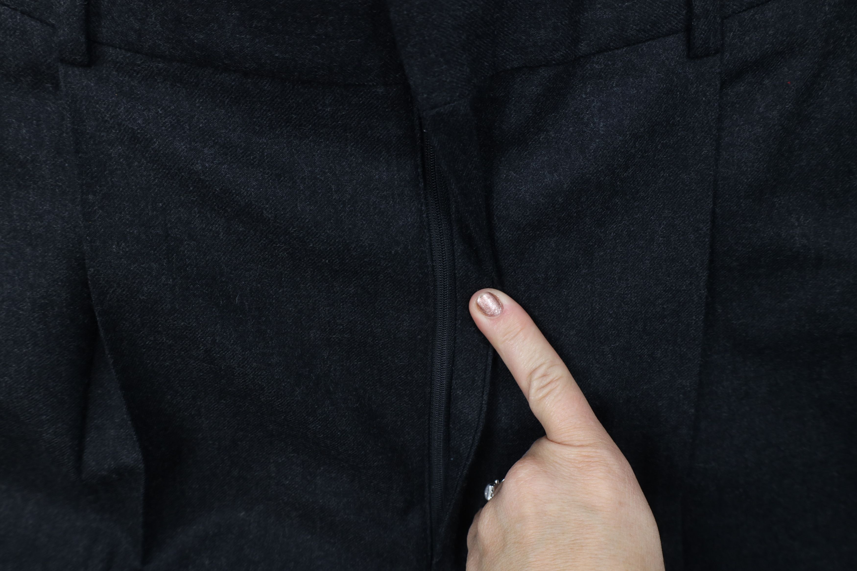 Vintage Vintage 90s Streetwear Wide Leg Chino Pants Charcoal Gray Size US 36 / EU 52 - 5 Thumbnail