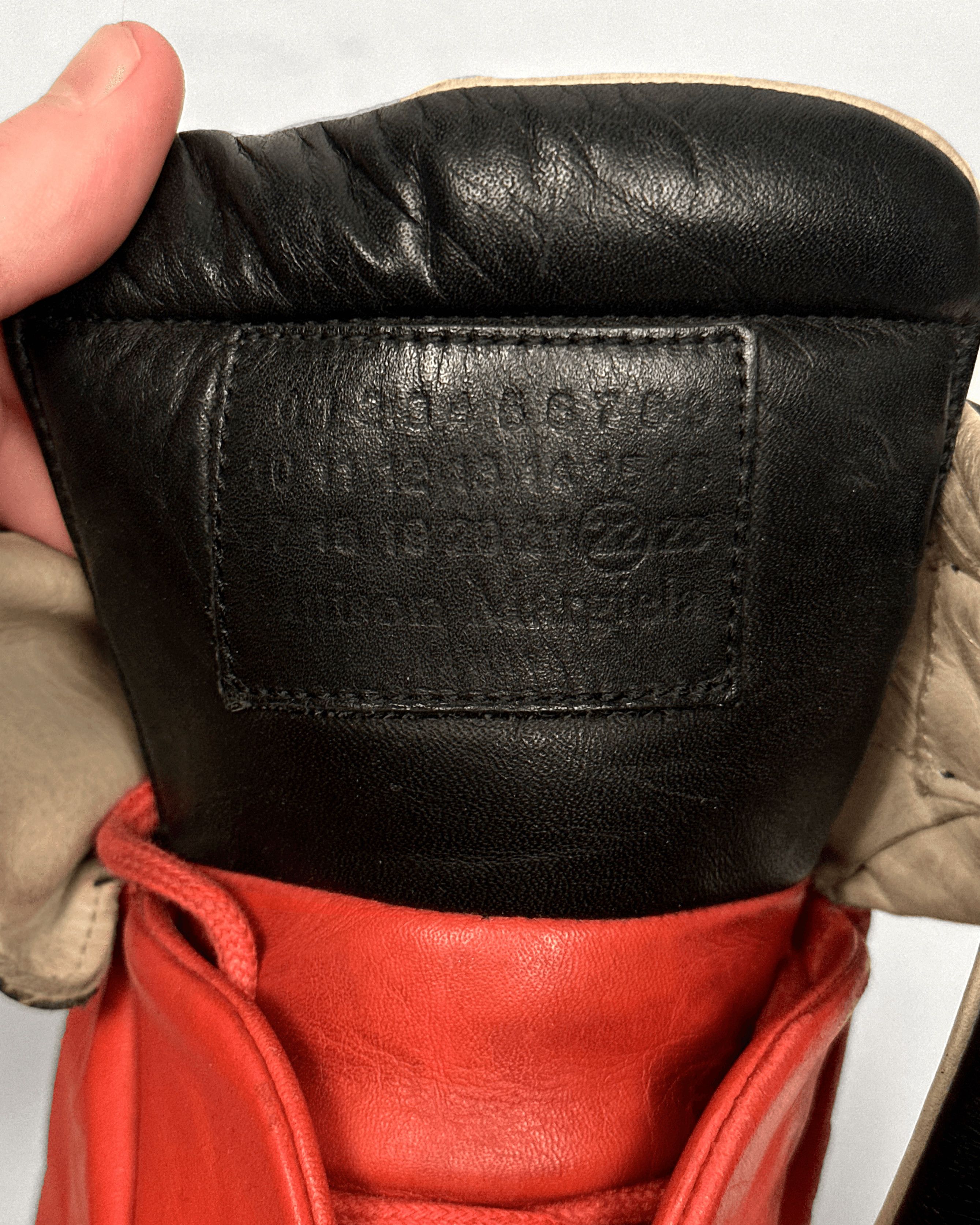 Maison Margiela Maison Margiela Future High Red Black Sneakers Size US 7.5 / EU 40-41 - 7 Thumbnail
