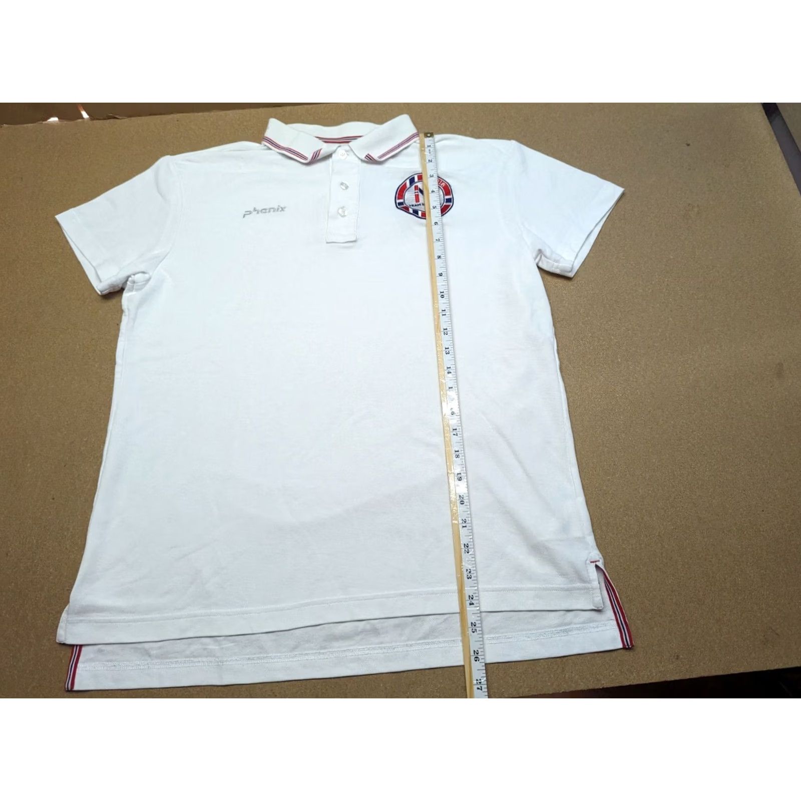 Vintage Phenix Norway Team 2018 Mens Polo Shirt Size L White Large Pique Shirt Mens Size US L / EU 52-54 / 3 - 3 Thumbnail