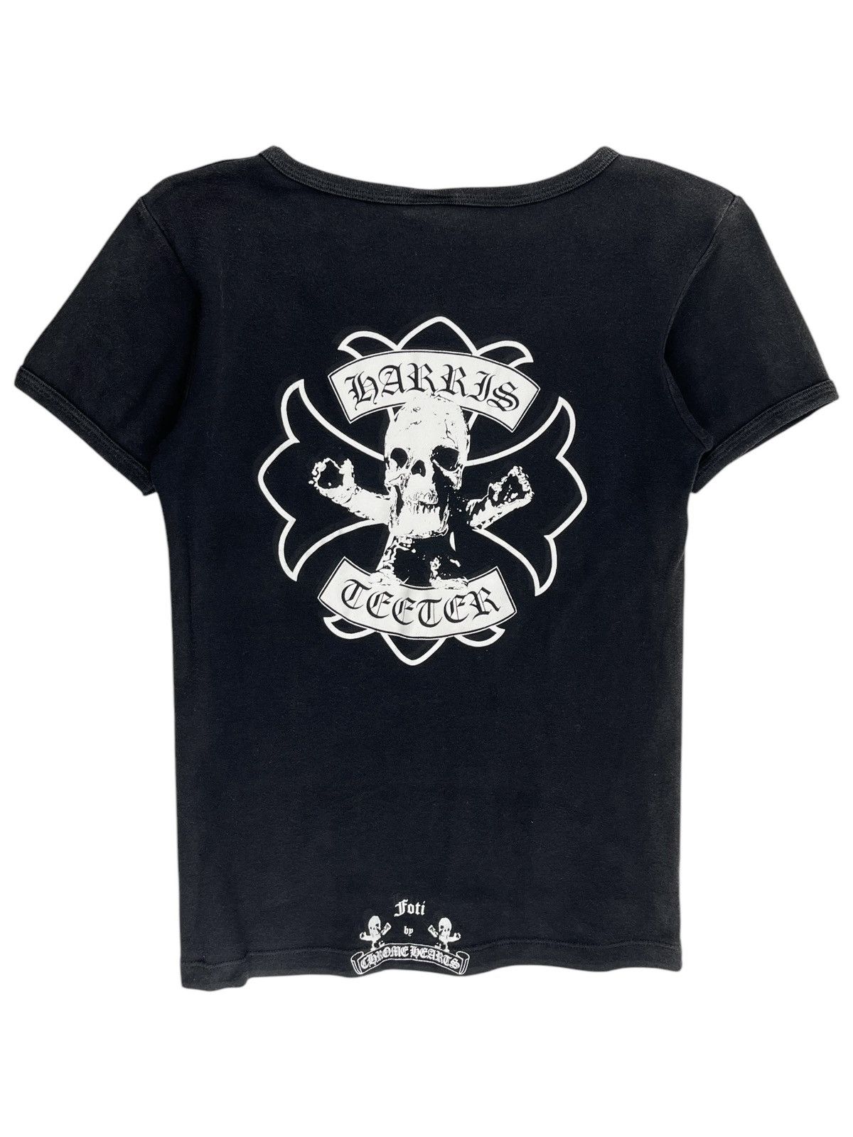 ◆送料込♪【Chrome Hearts】Forty Harris Teeter long Tシャツ 100% Authentic Chrome Hearts x Foti Harris Teeter Very Rare