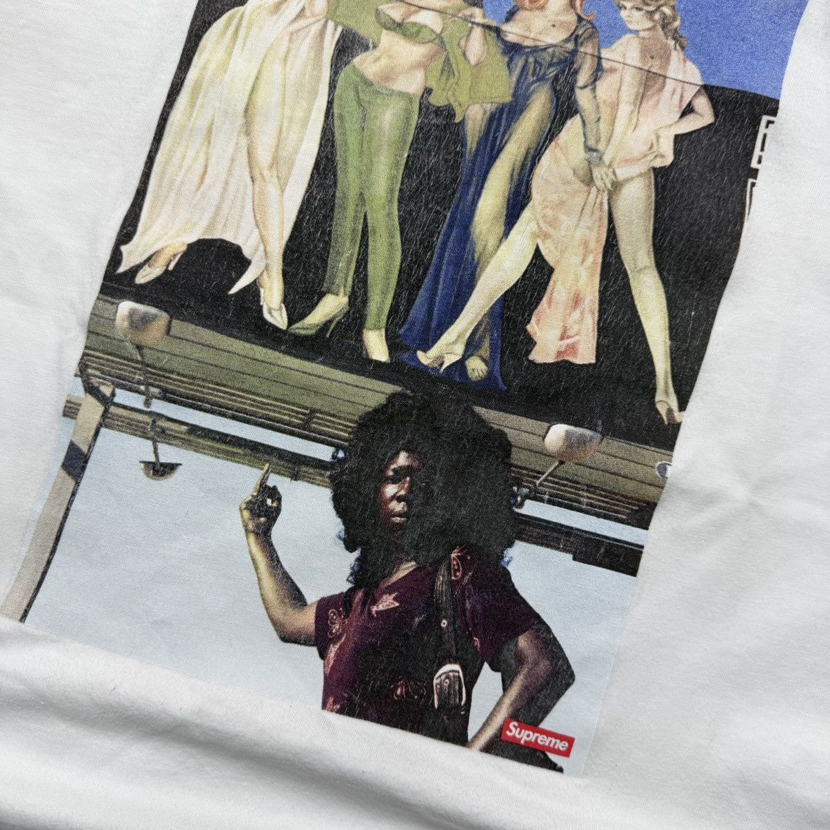 Supreme Supreme American Picture Mens White FW19 Tee Size US L / EU 52-54 / 3 - 4 Thumbnail