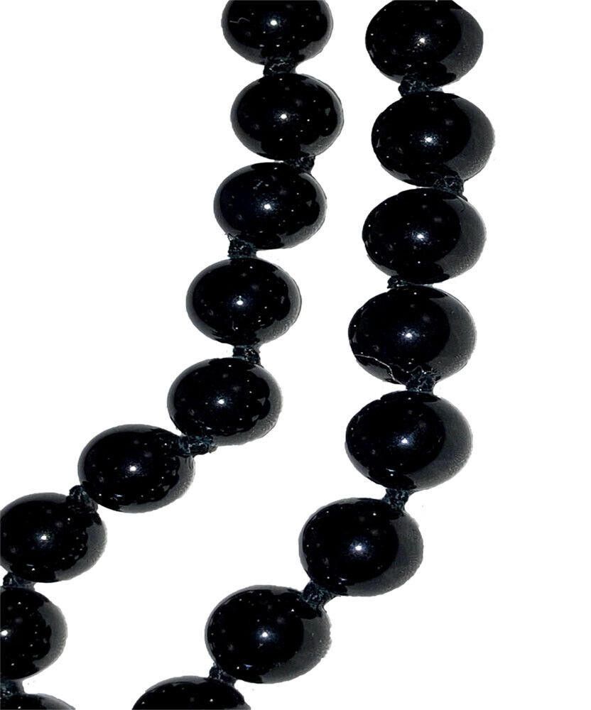 Designer 14 KT Gold Black Onyx Bead Necklace Size ONE SIZE - 3 Thumbnail