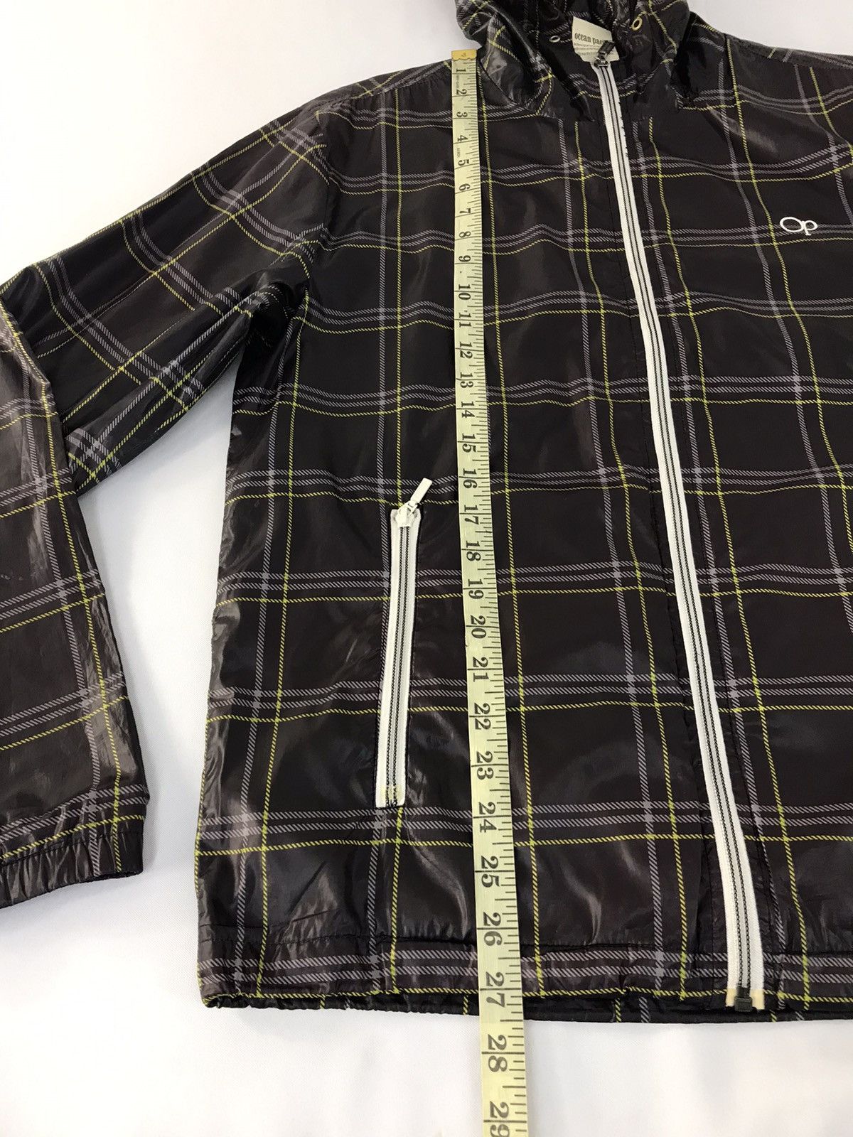 Ocean Pacific × Vintage Vintage Ocean Pacific Winbreaker Zipper Design Plaid Jacket Size US M / EU 48-50 / 2 - 13 Thumbnail