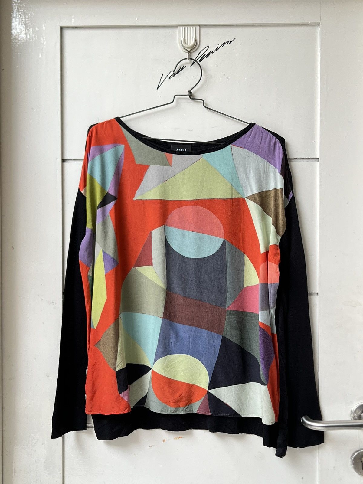 Akris AKRIS Abstract Motive T-shirt Size L / US 10 / IT 46 - 9 Thumbnail