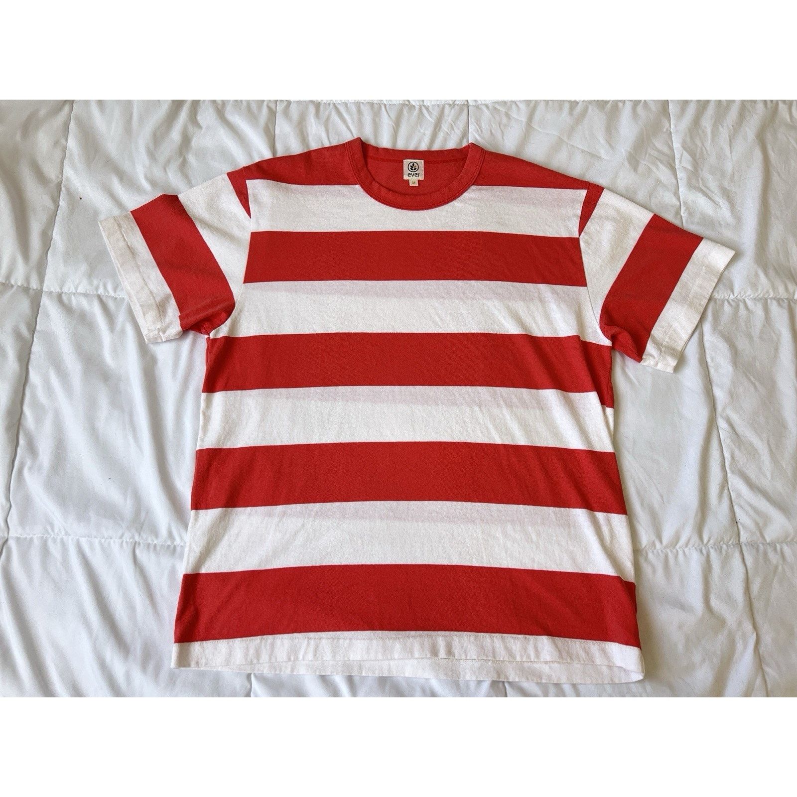 Ever Ever Clothing REBEL BIG STRIPE TEE Single Stitch Men’s Med Size US M / EU 48-50 / 2 - 5 Thumbnail