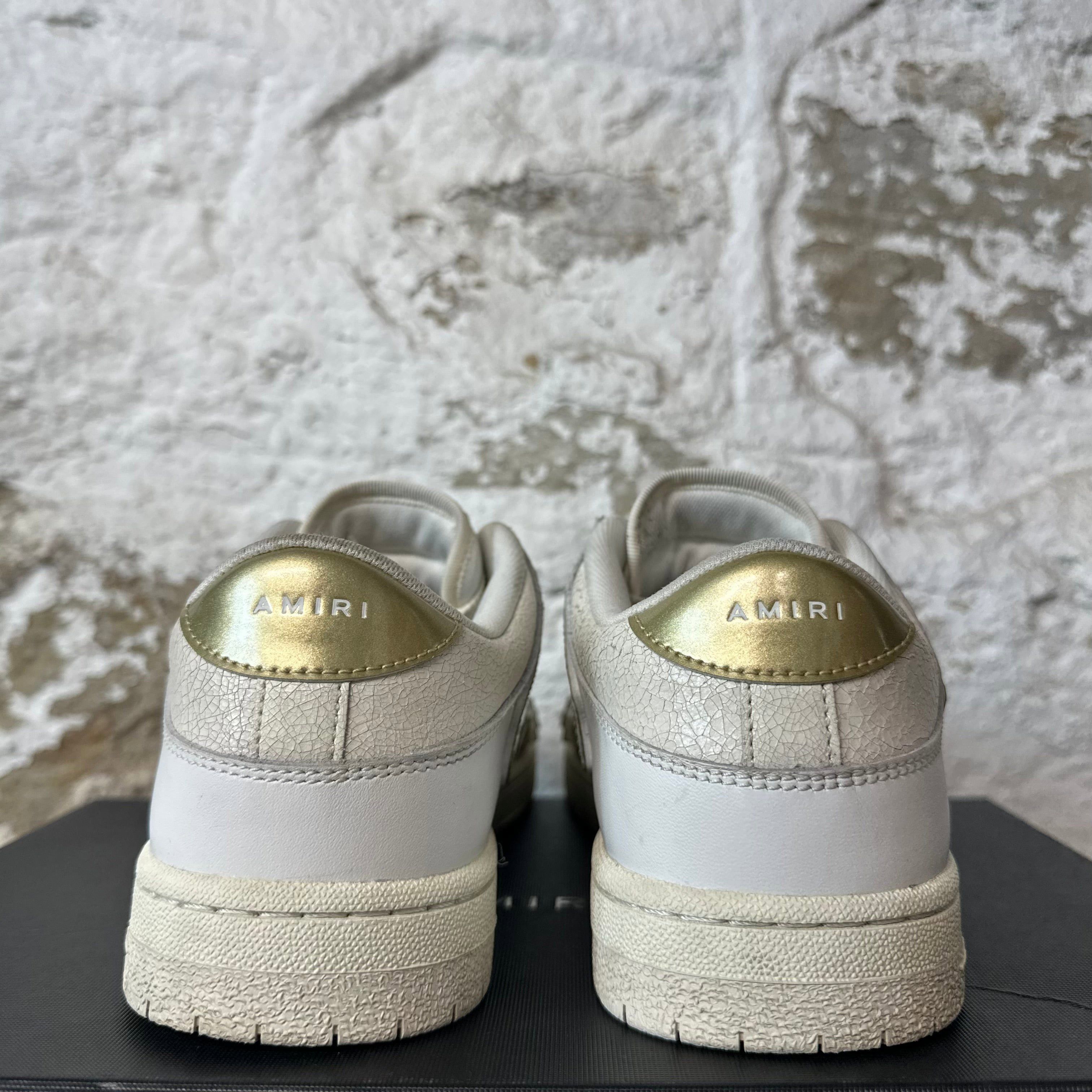 Amiri Amiri Gold Skeleton White Sneaker Sz 10 (43) Size US 10 / EU 43 - 5 Thumbnail