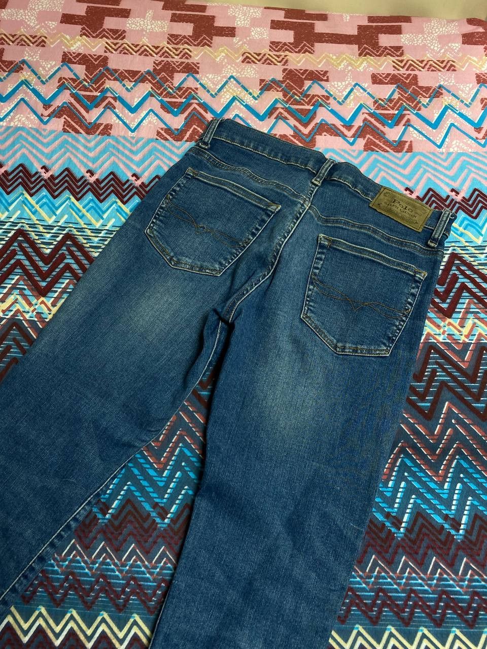 Polo Ralph Lauren jeans pants blue Polo Ralph Lauren Y2K logo vintage Size 28" / US 6 / IT 42 - 18 Thumbnail