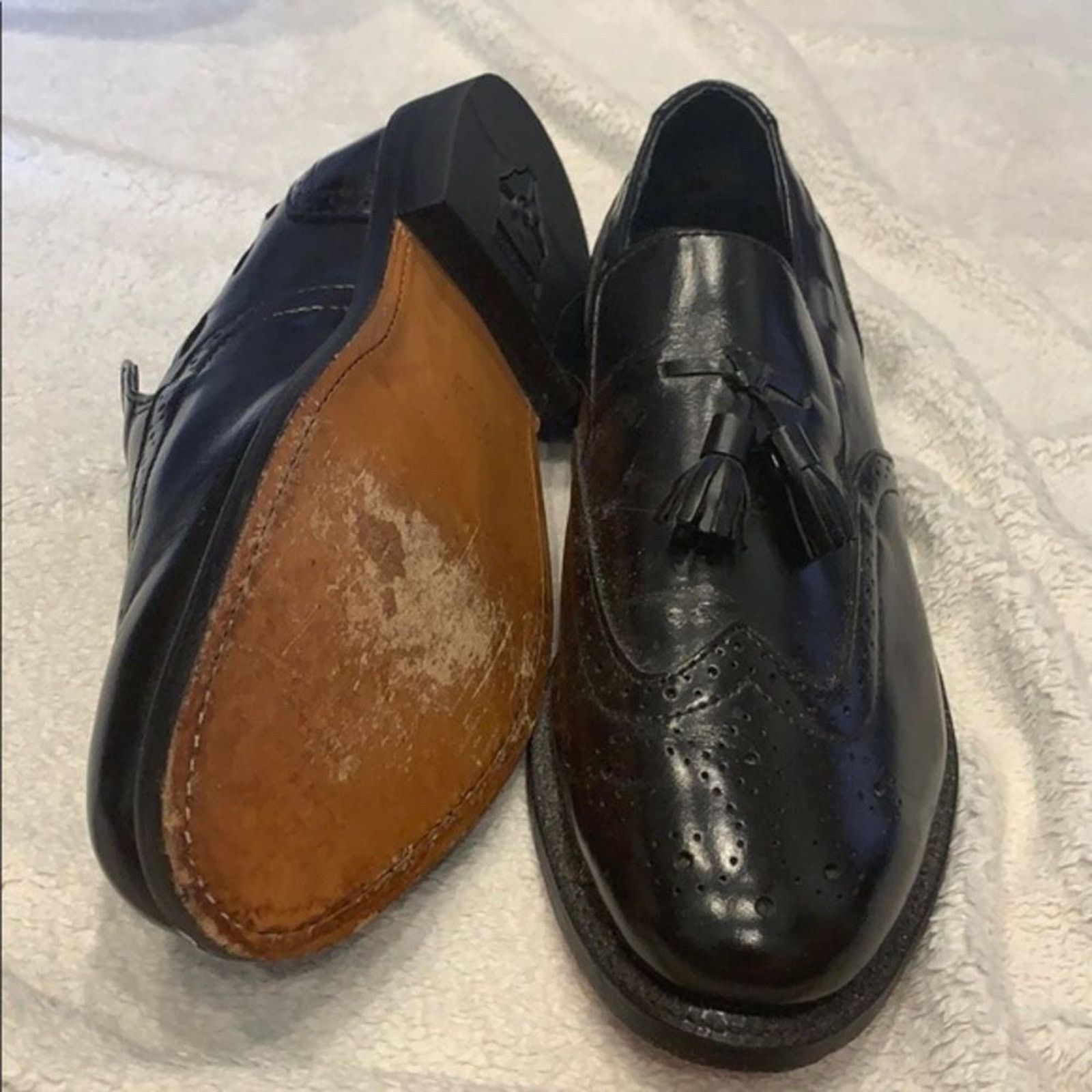 Other Executive Imperial Black Oxford Leather Shoes | Sz 10 Size US 10 / EU 43 - 4 Thumbnail