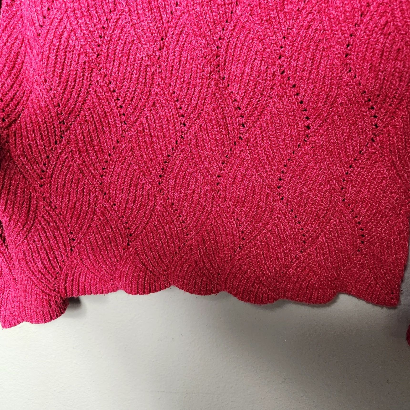 Vintage Sundance Womens Magenta Pink Champlain Cable Knit Turtleneck Sweater-Size M Size M / US 6-8 / IT 42-44 - 4 Thumbnail