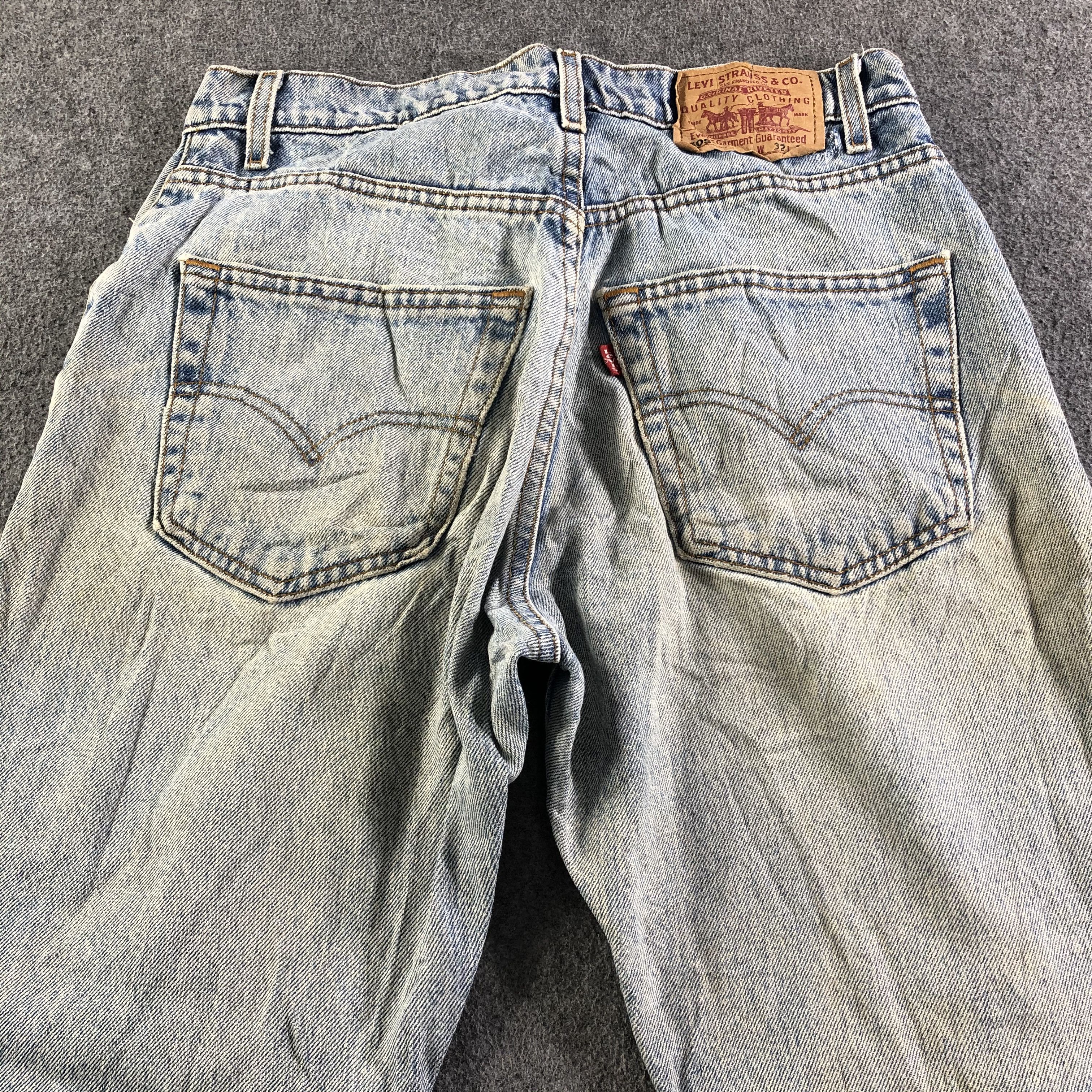 Levi's 90s Vintage Light Wash Levis 505 Jeans-J3371 Size US 31 - 4 Thumbnail