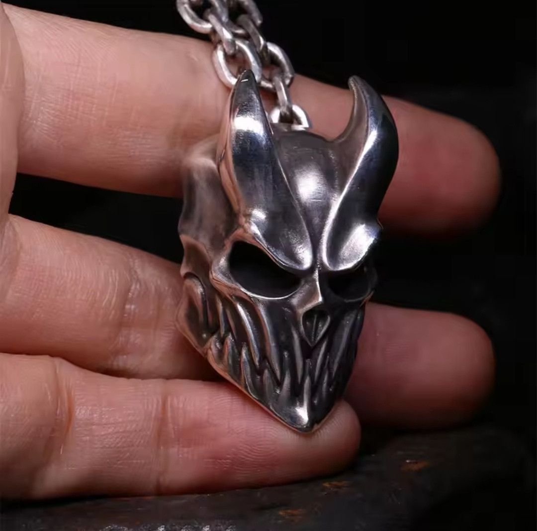 Jewelry Skull Pendant Necklace Size ONE SIZE - 2 Thumbnail