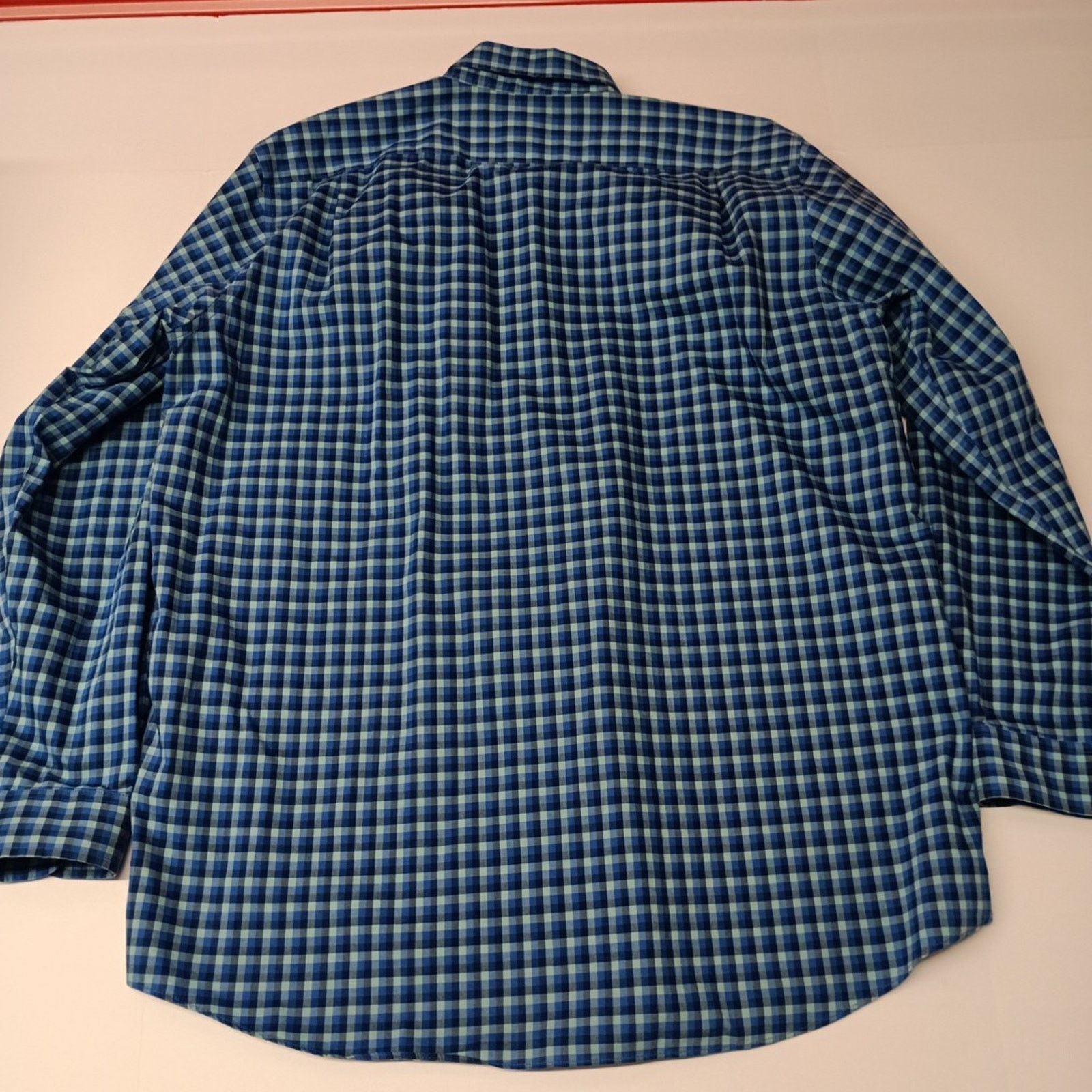 L.L. Bean LL Bean Shirt Men XLT Blue Plaid Button Down Traditional Fit Size US XL / EU 56 / 4 - 7 Thumbnail