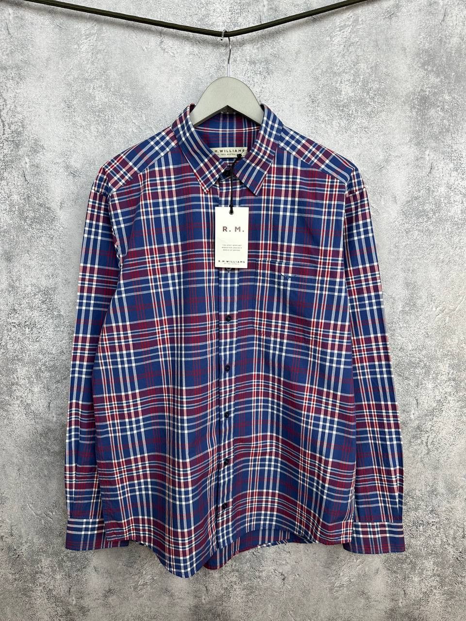 R.M. Williams NWT R.M. Williams Collins Button Up Shirt Check LS Point Size US L / EU 52-54 / 3 - 1 Thumbnail