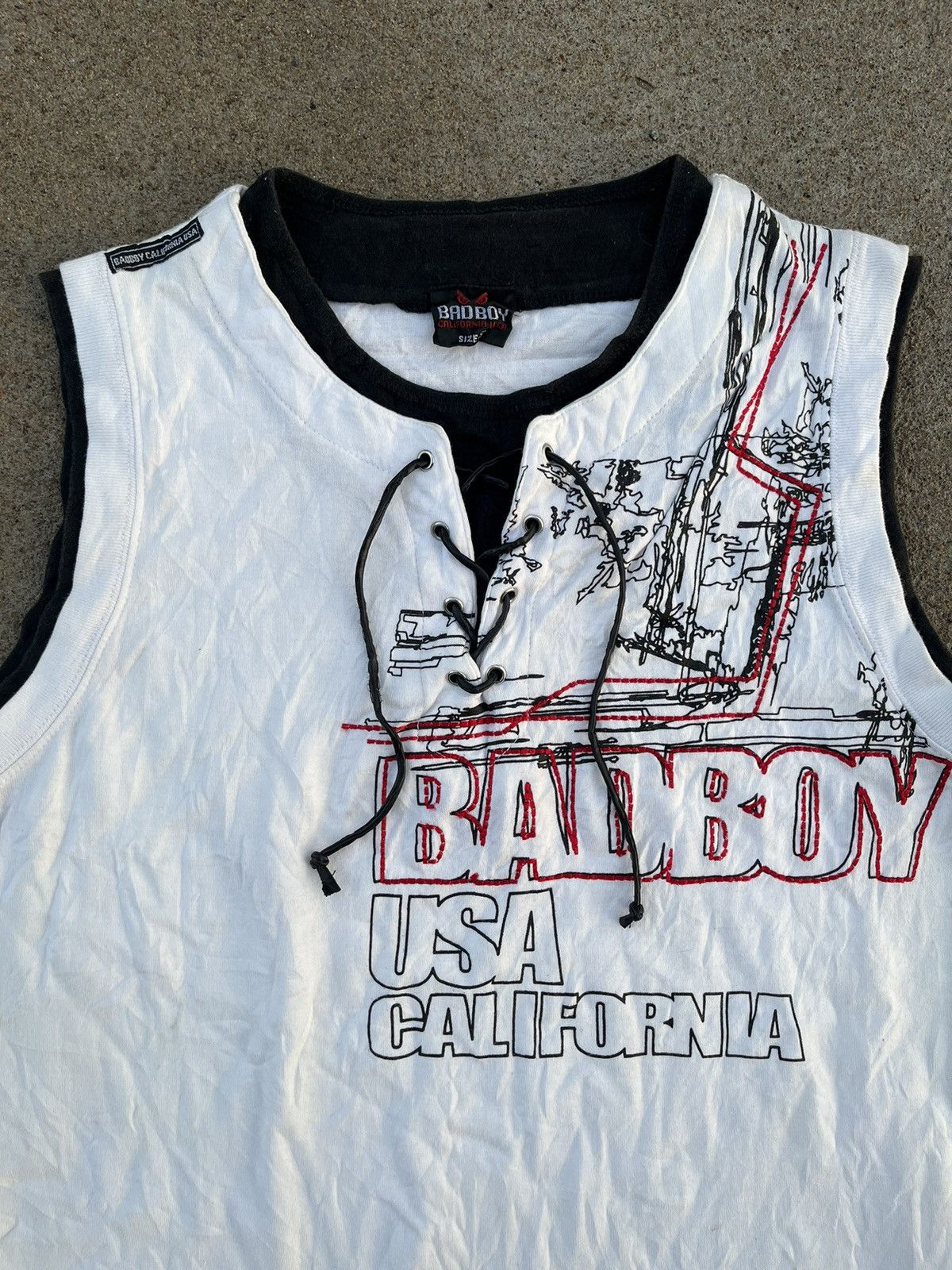 If Six Was Nine Vintage 90s Bad Boy Tank Tops Punk Style Size US S / EU 44-46 / 1 - 3 Thumbnail