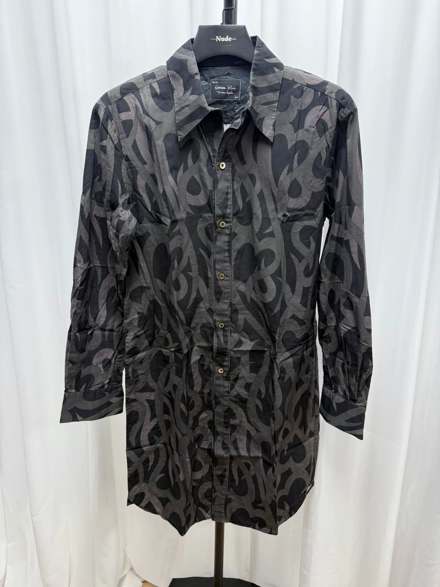 Comme des Garcons Number Nine Thorn Long Shirt Size US XL / EU 56 / 4 - 1 Thumbnail