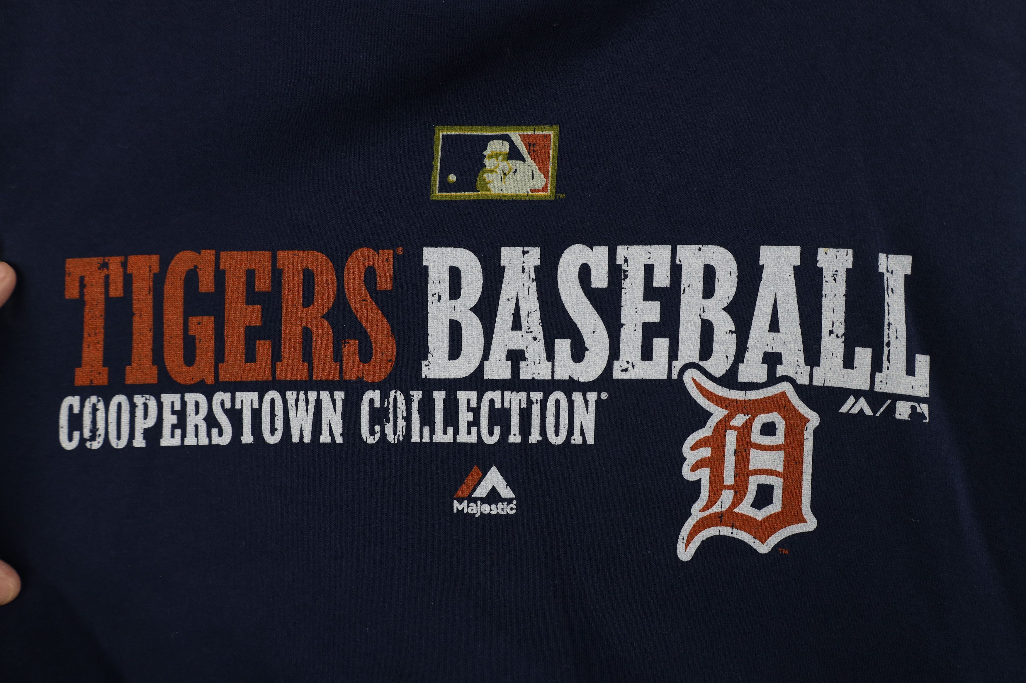 Majestic Vintage Majestic Detroit Tigers Baseball Hoodie Sweatshirt Size US XL / EU 56 / 4 - 4 Thumbnail